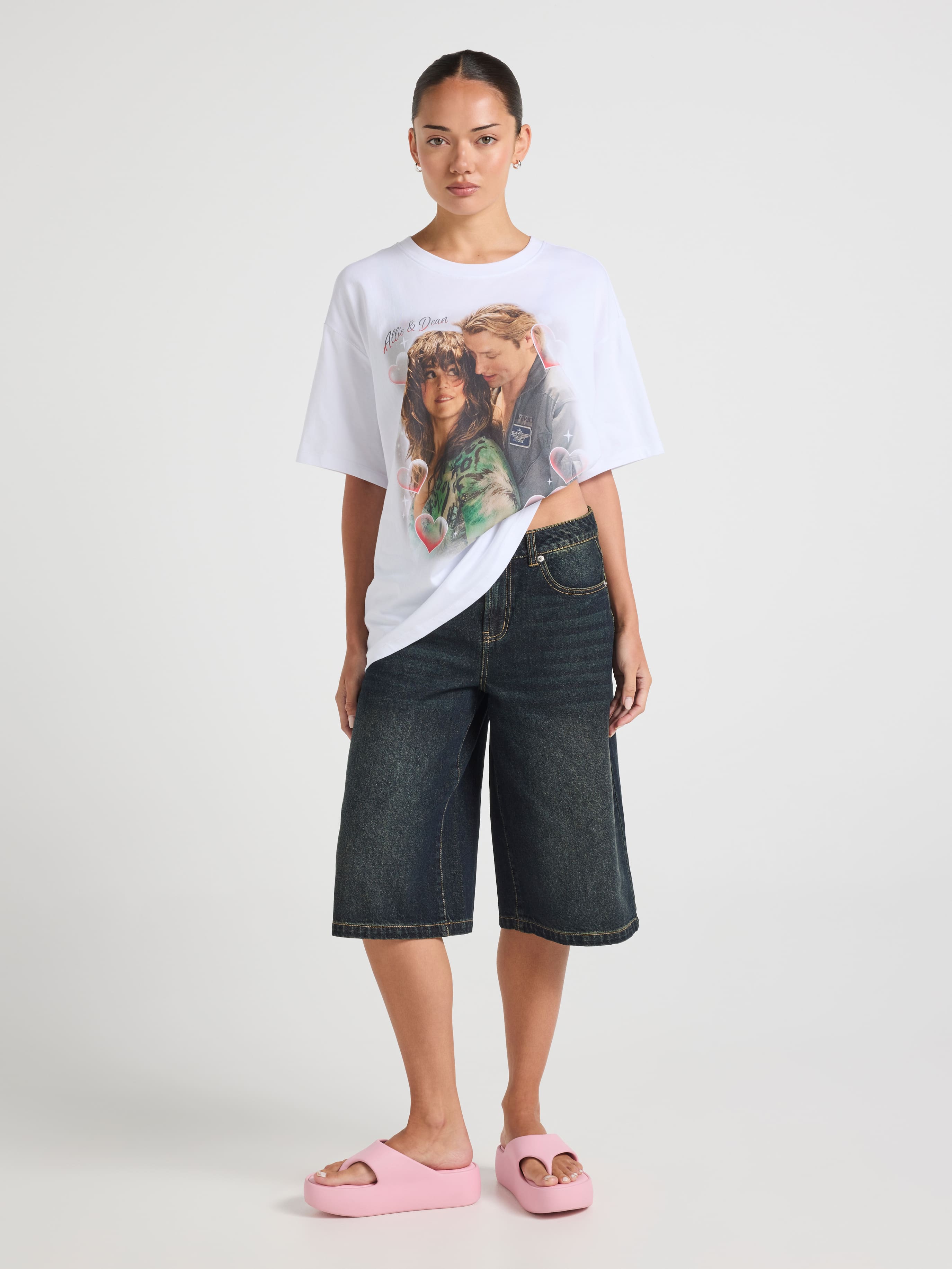 Off Campus Allie And Dean Oversized Tee