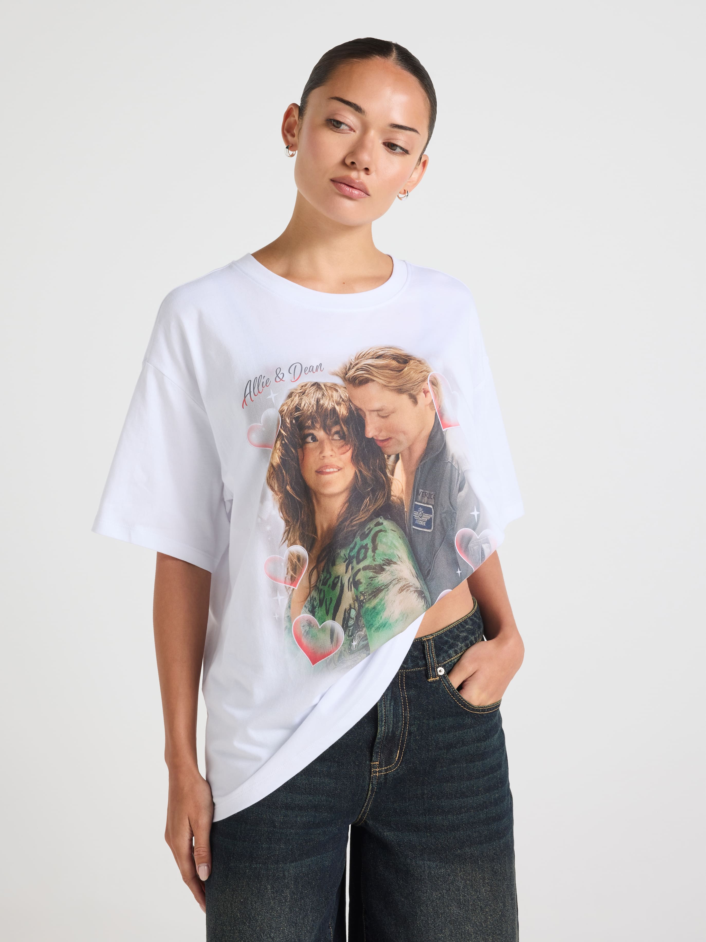 Off Campus Allie And Dean Oversized Tee
