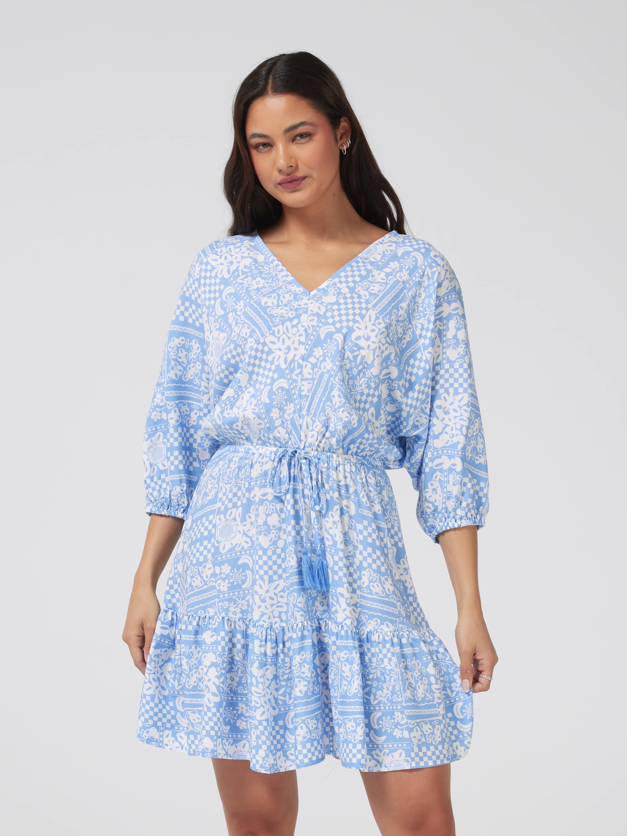 Alexa V Neck Mini Dress