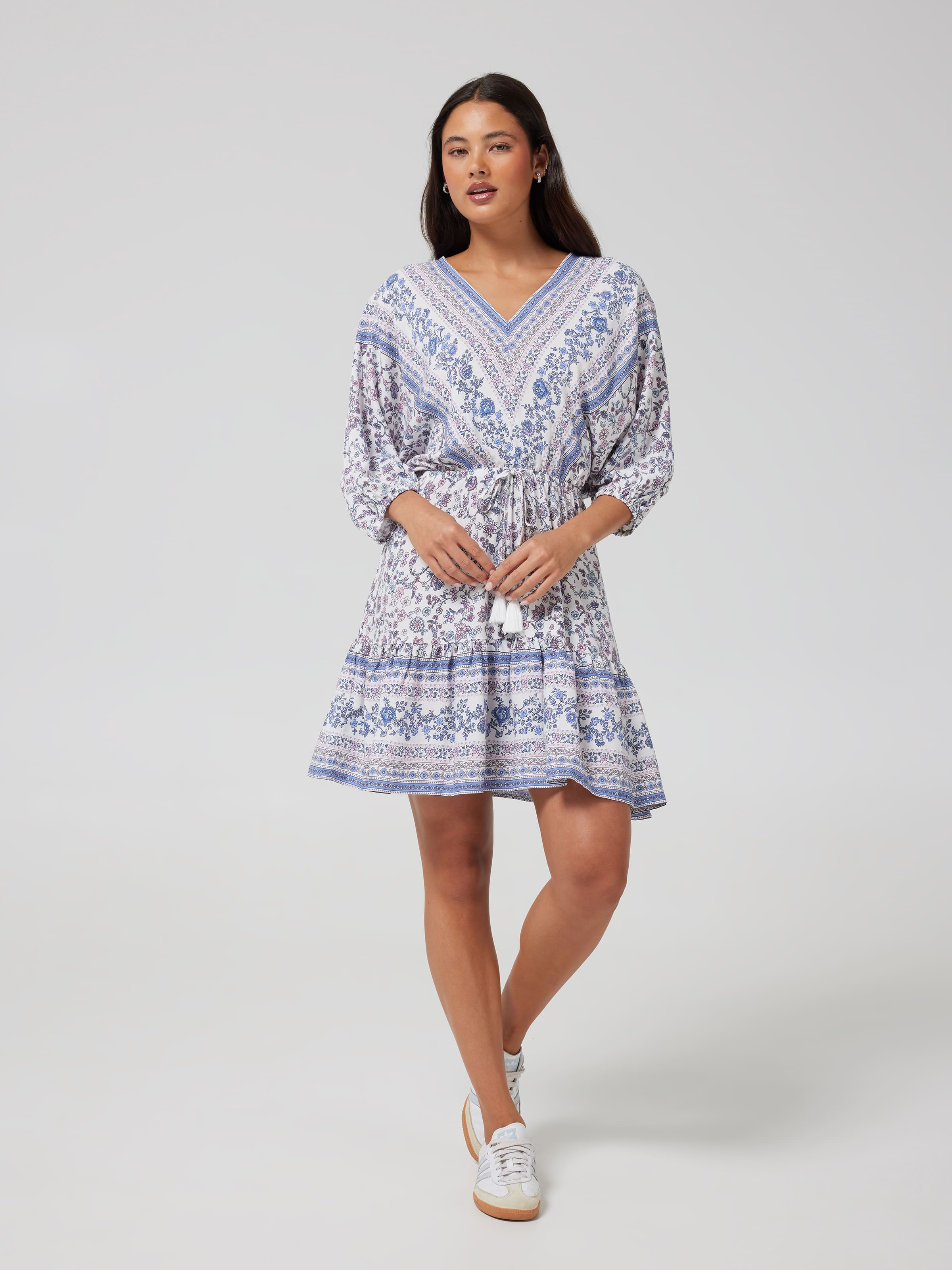 Alexa V Neck Mini Dress