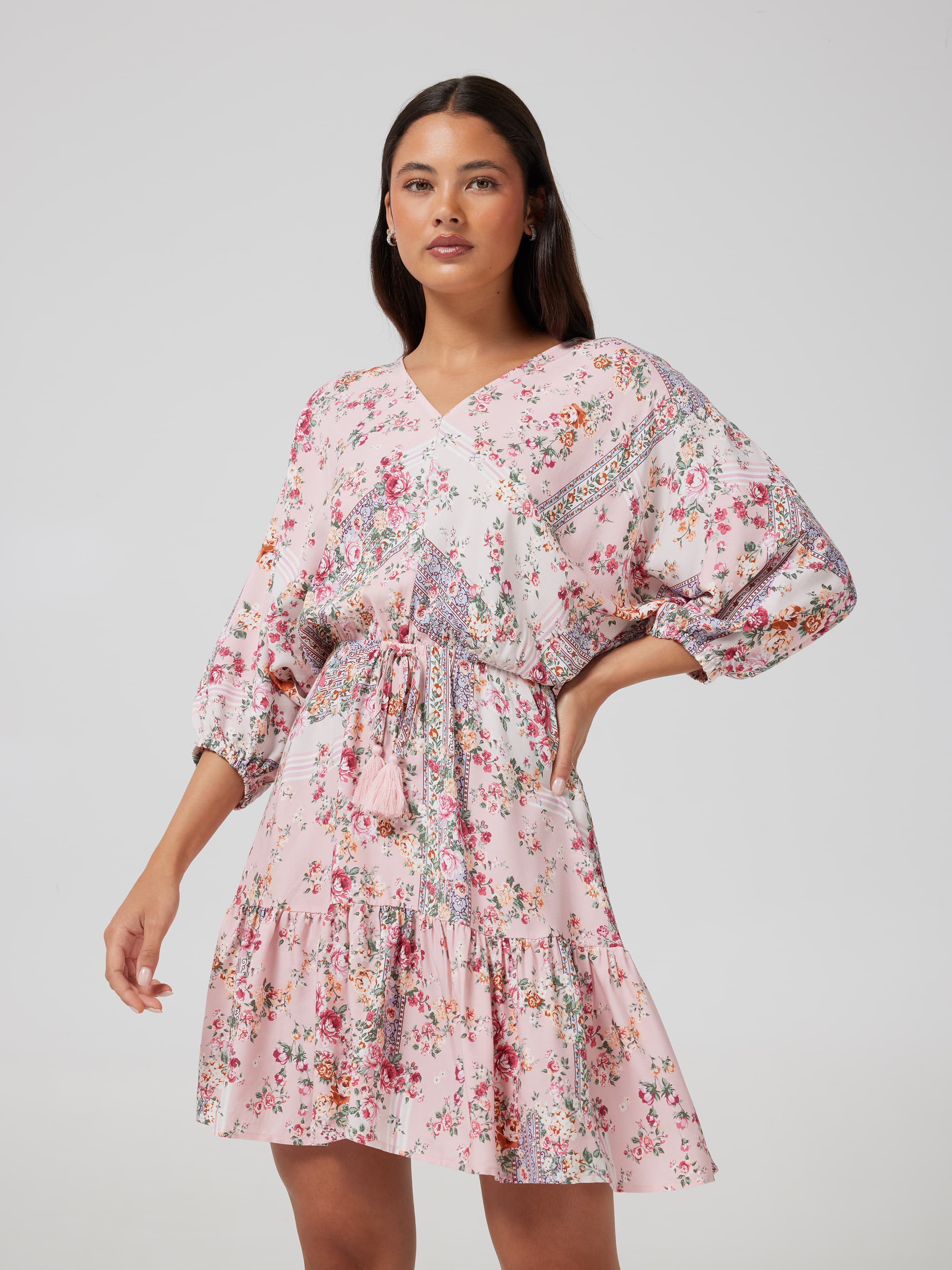 Alexa V Neck Mini Dress