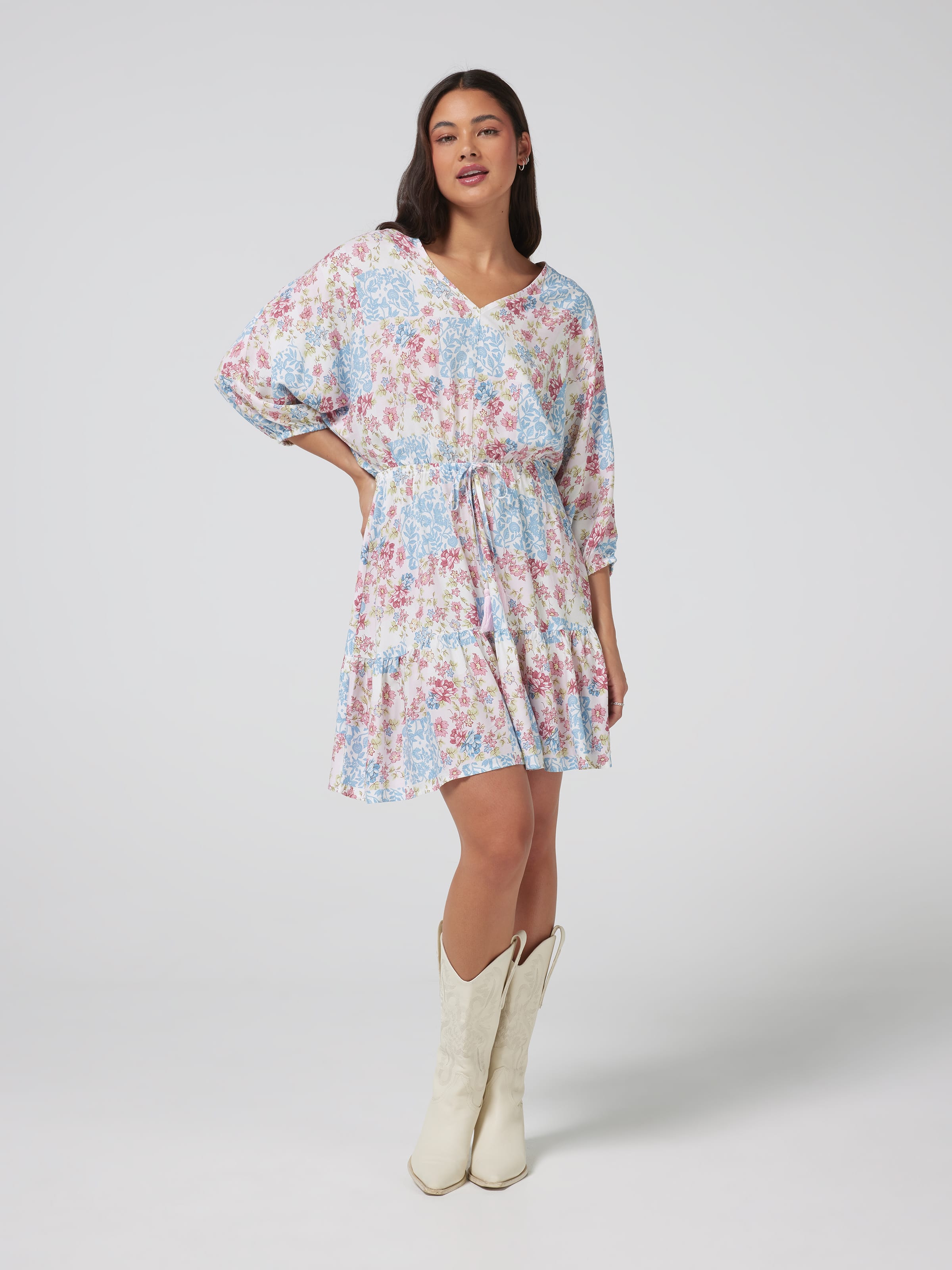 Alexa V Neck Mini Dress