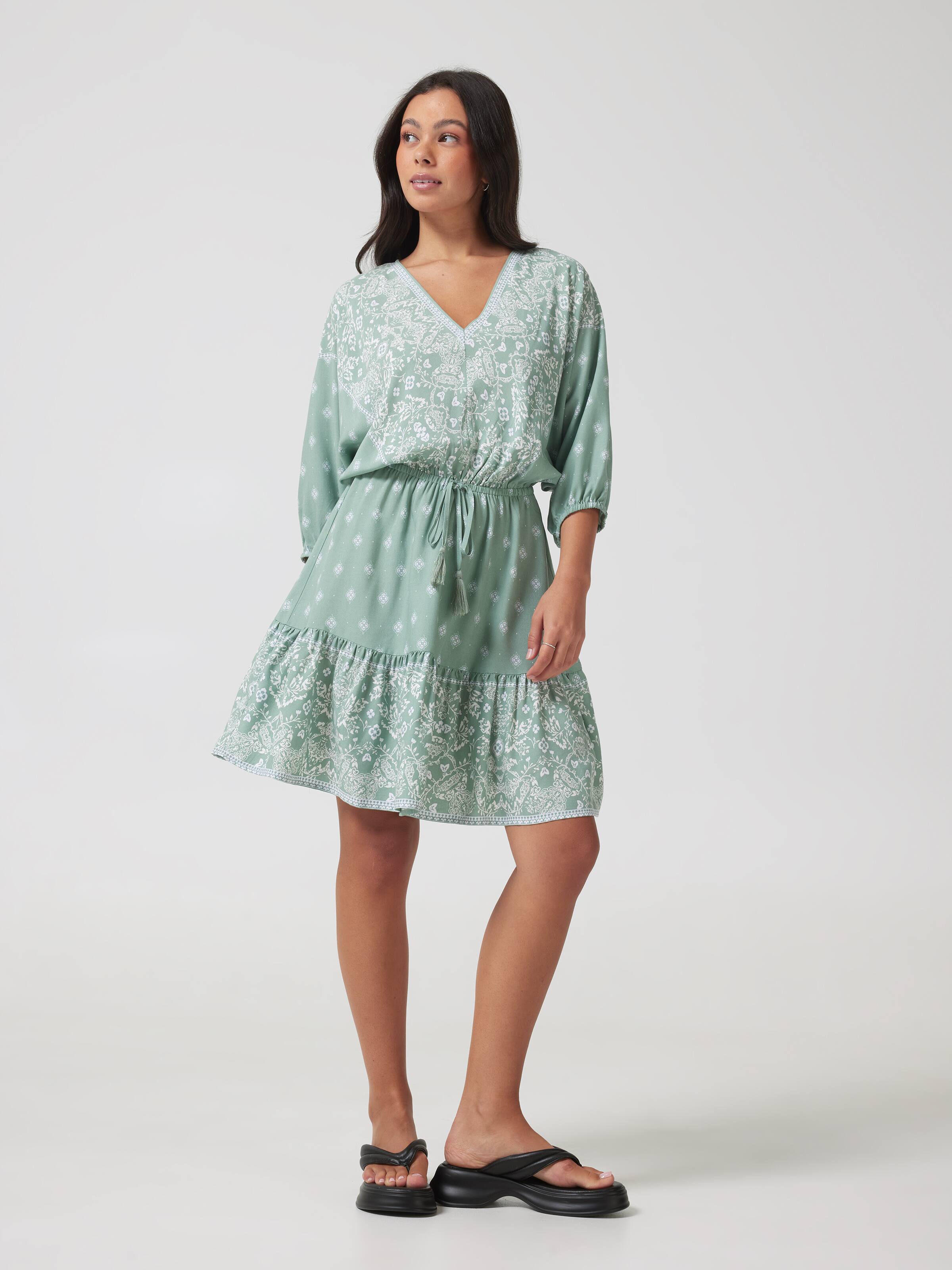 Alexa V Neck Mini Dress
