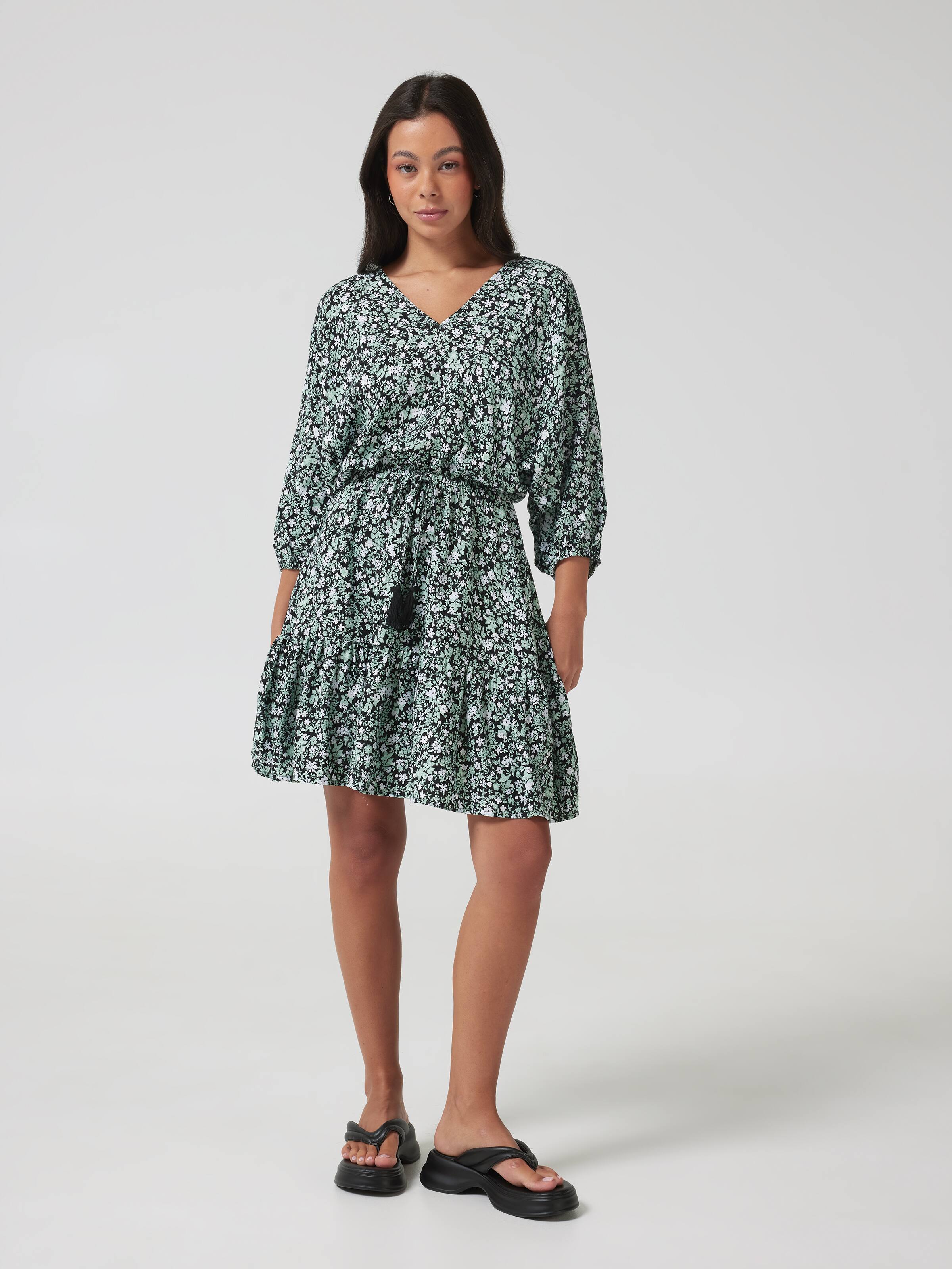 Alexa V Neck Mini Dress