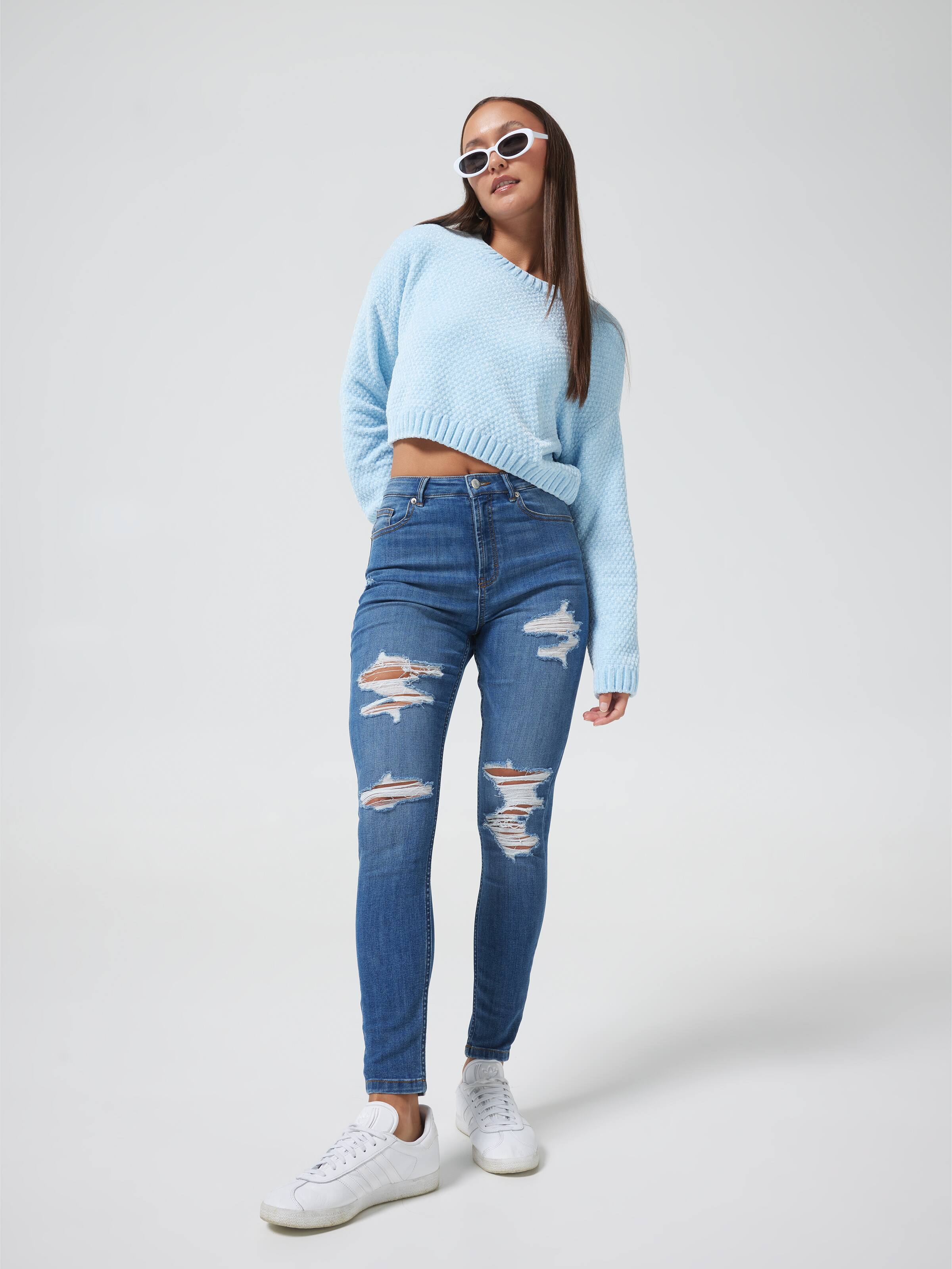 Jasmine Chenille Cropped Knit
