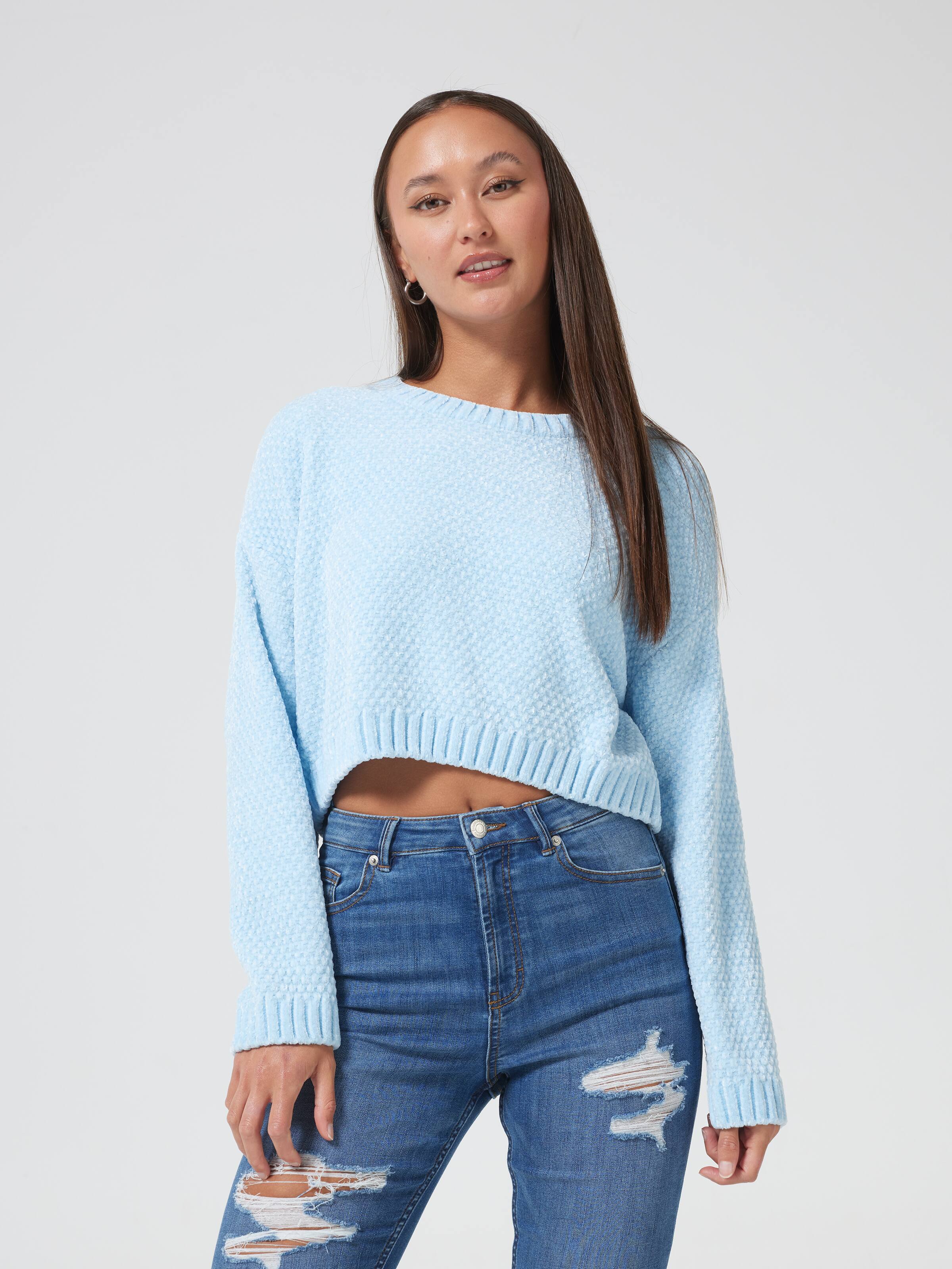 Jasmine Chenille Cropped Knit