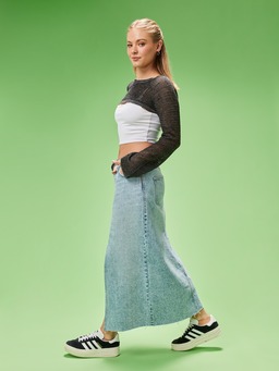 Amy Long Sleeve Crochet Bolero
