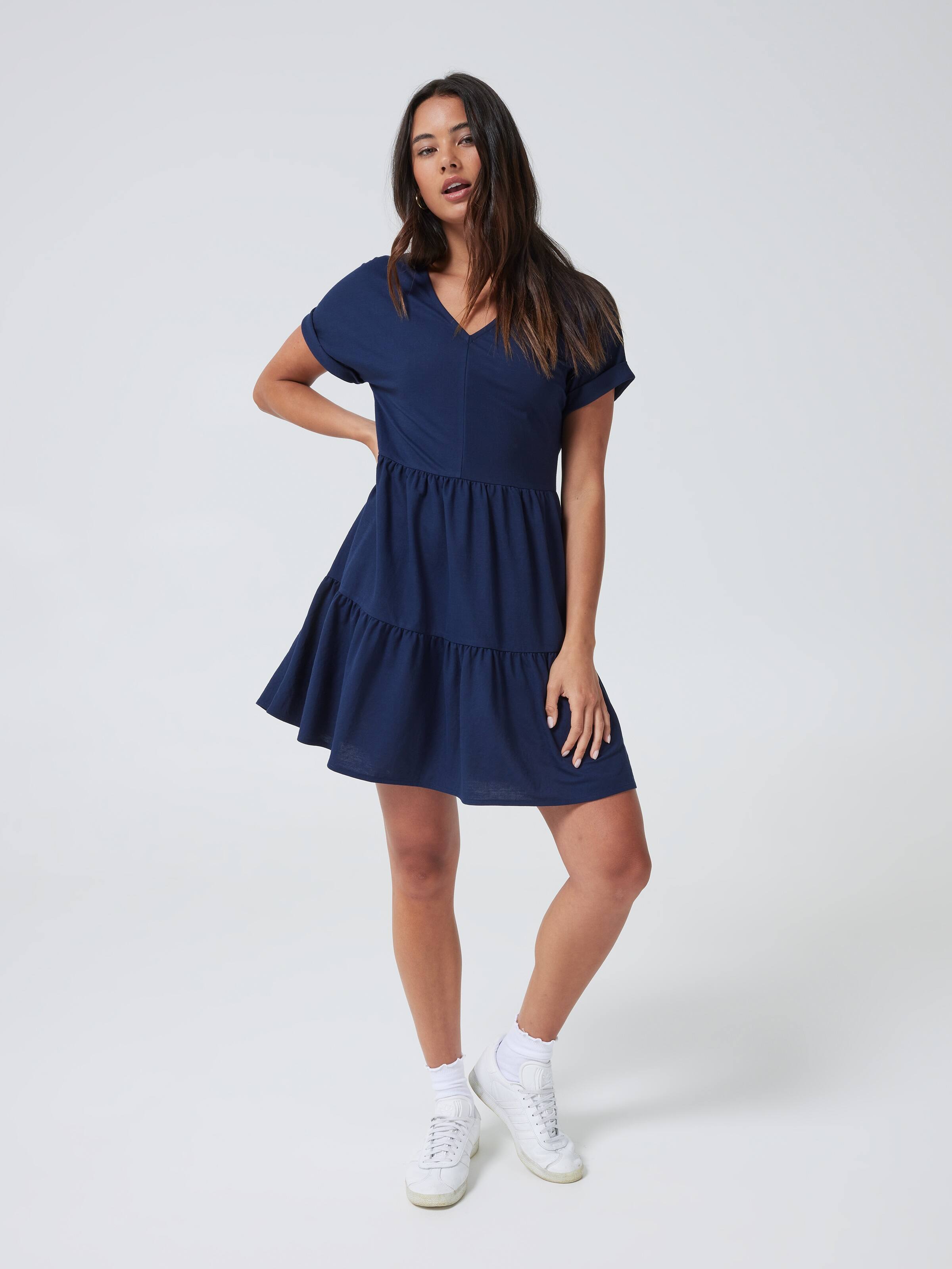 Tracey Short Sleeve Tiered Dress