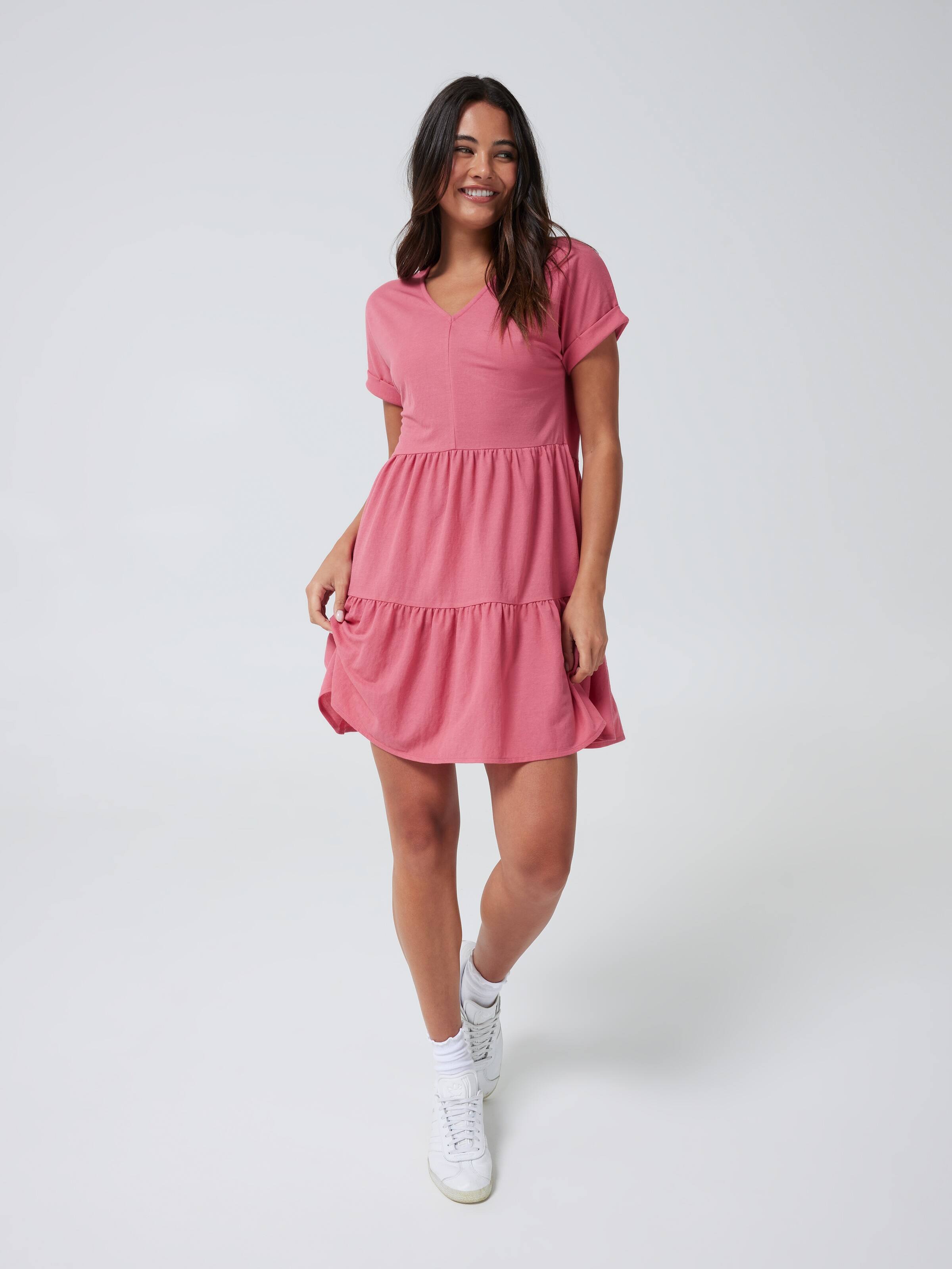 Tracey Short Sleeve Tiered Dress