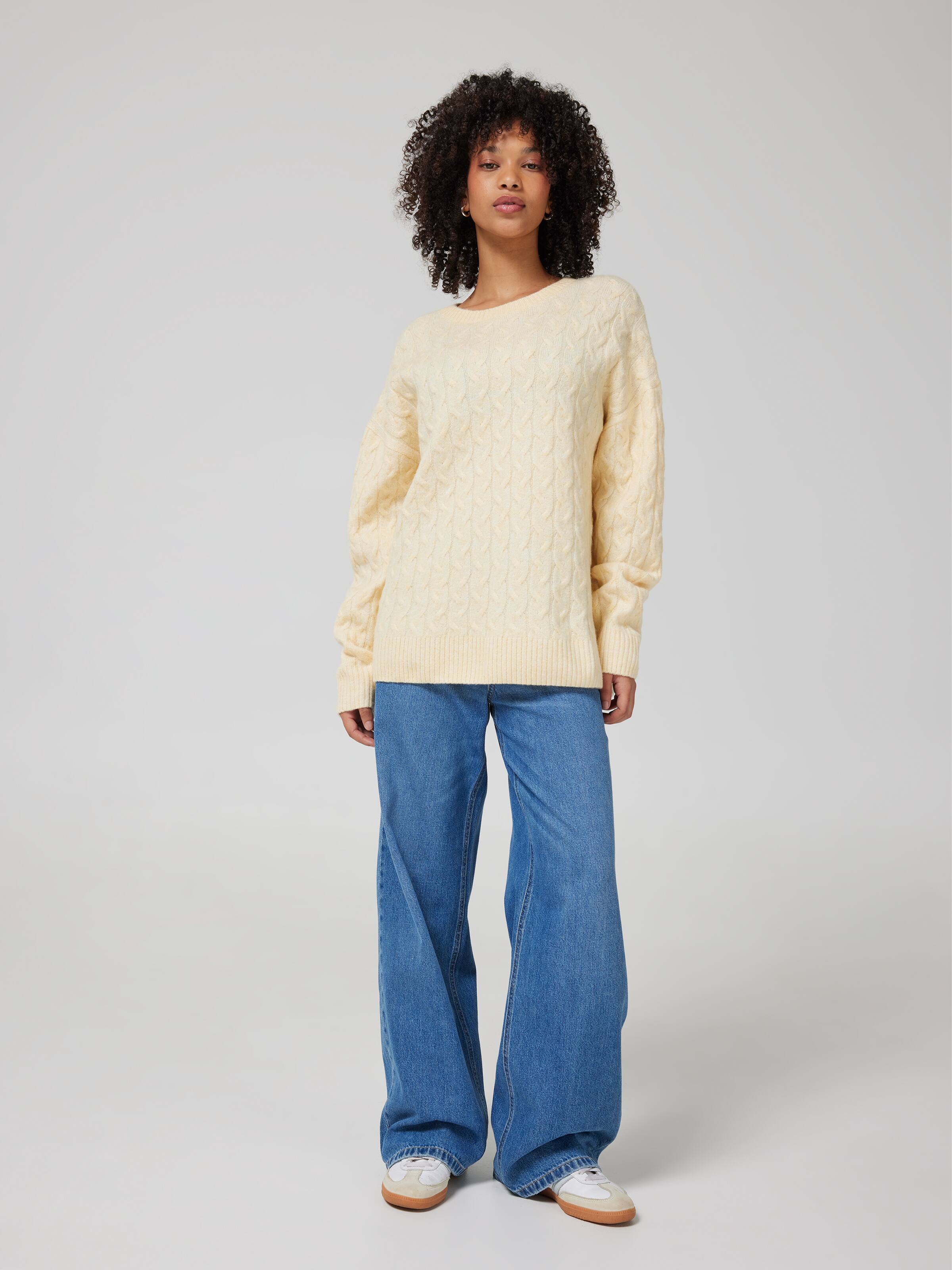Cam Cable Knit Jumper