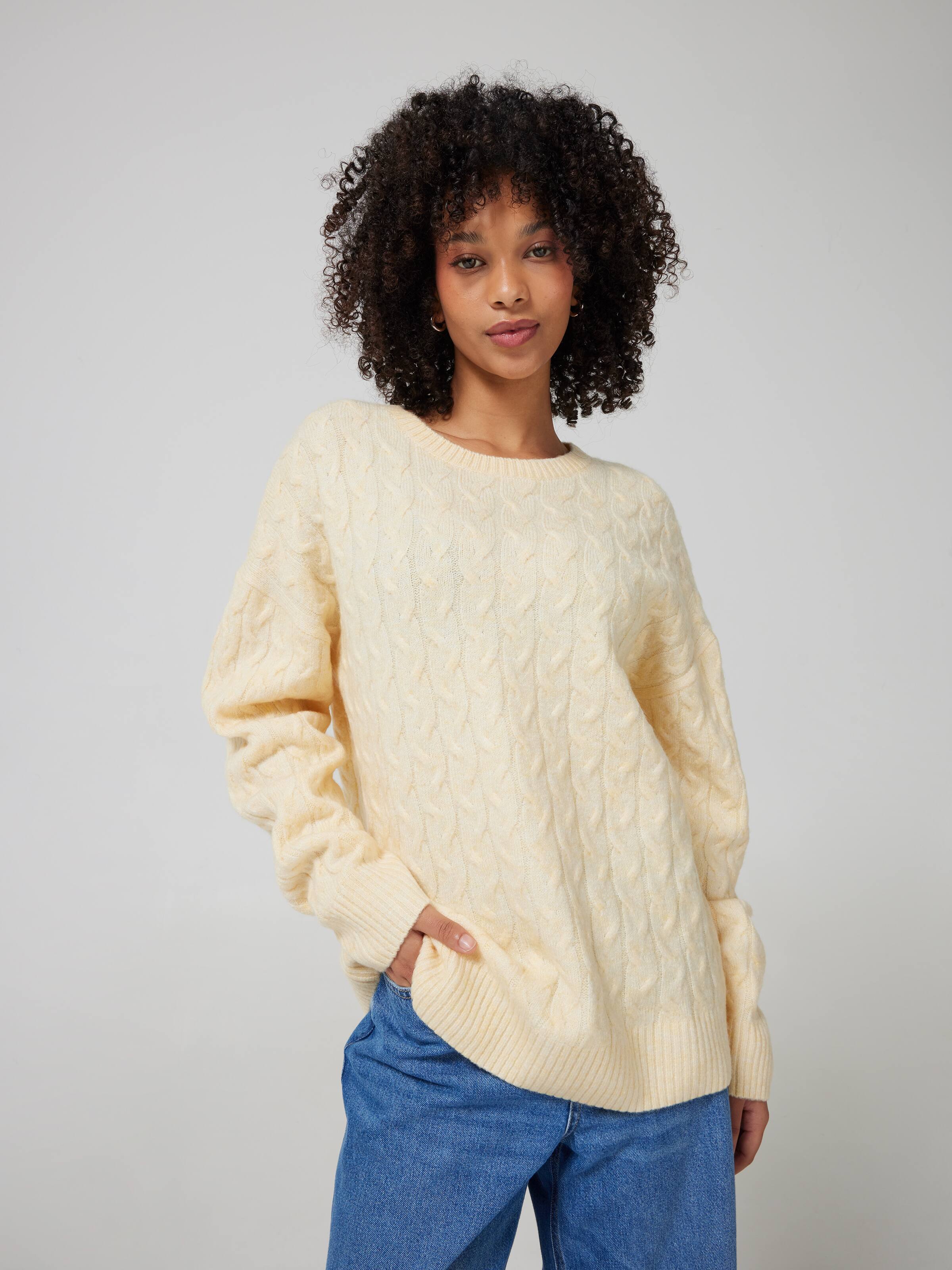 Cam Cable Knit Jumper