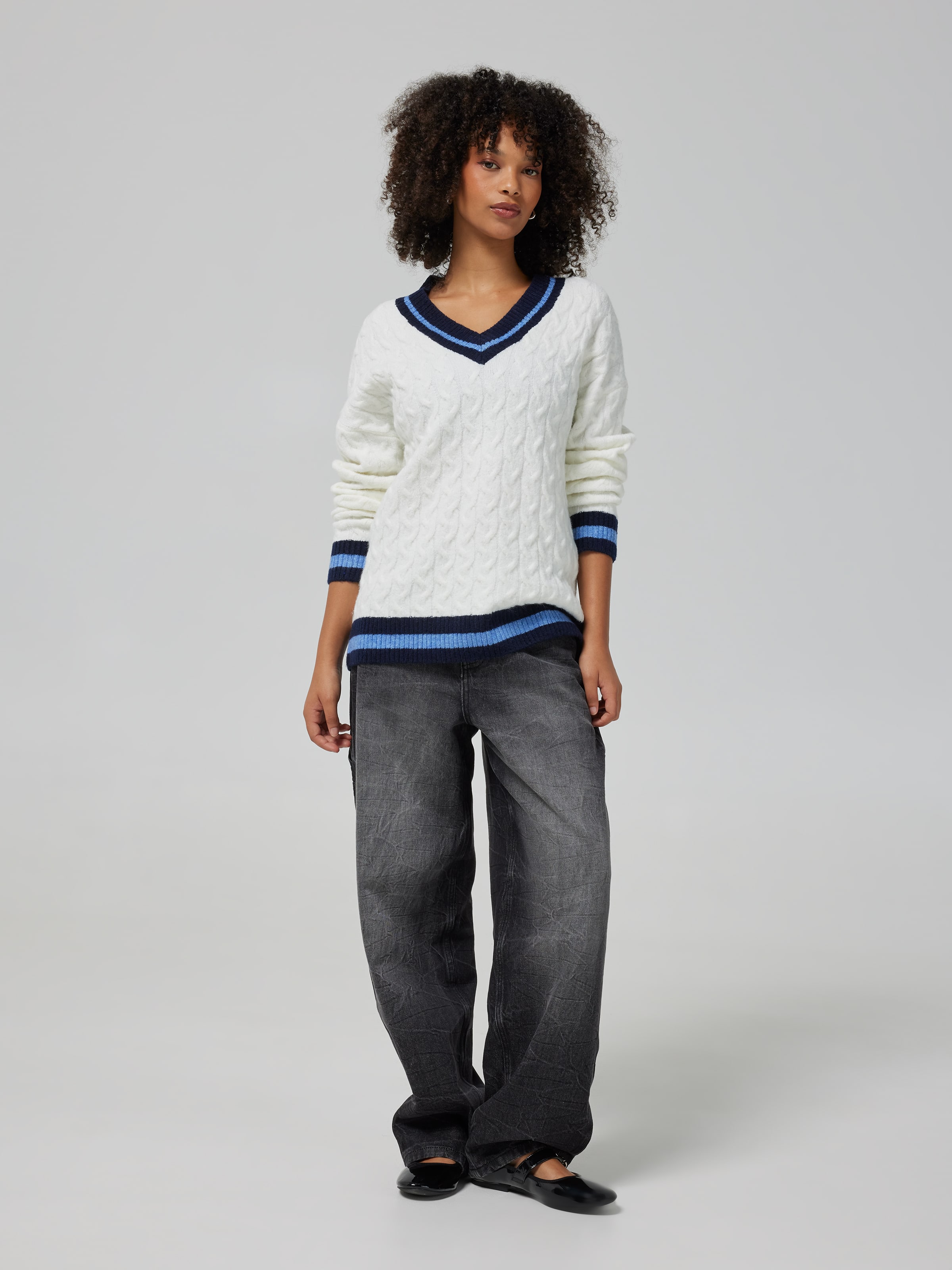 Cam Cable Knit Jumper