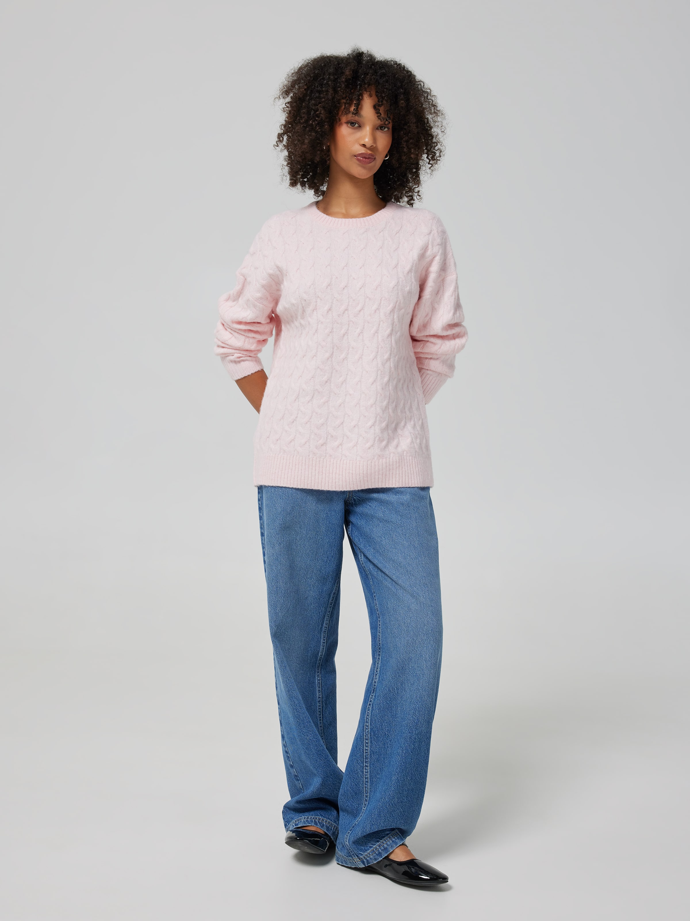 Cam Cable Knit Jumper