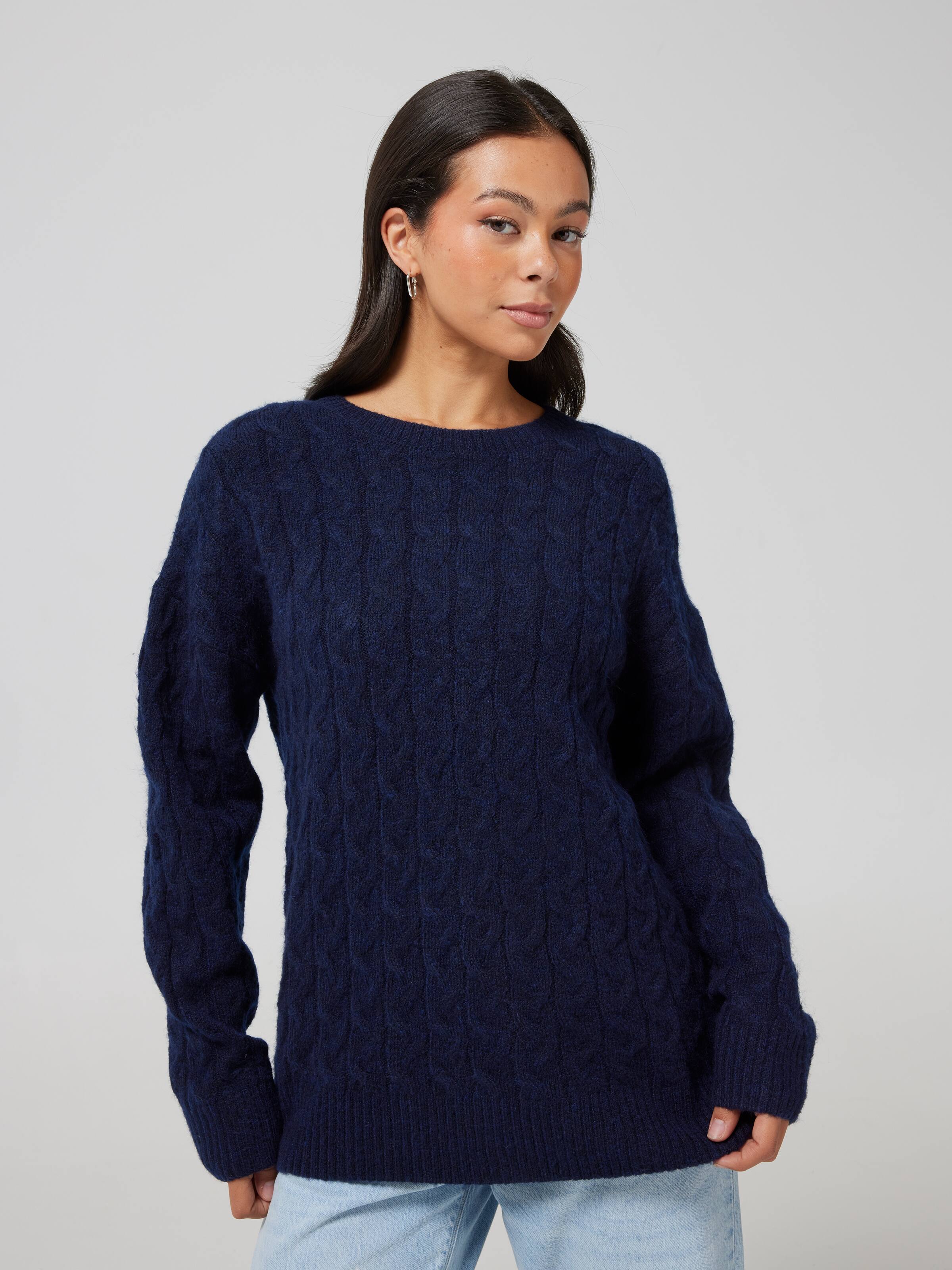 Cam Cable Knit Jumper