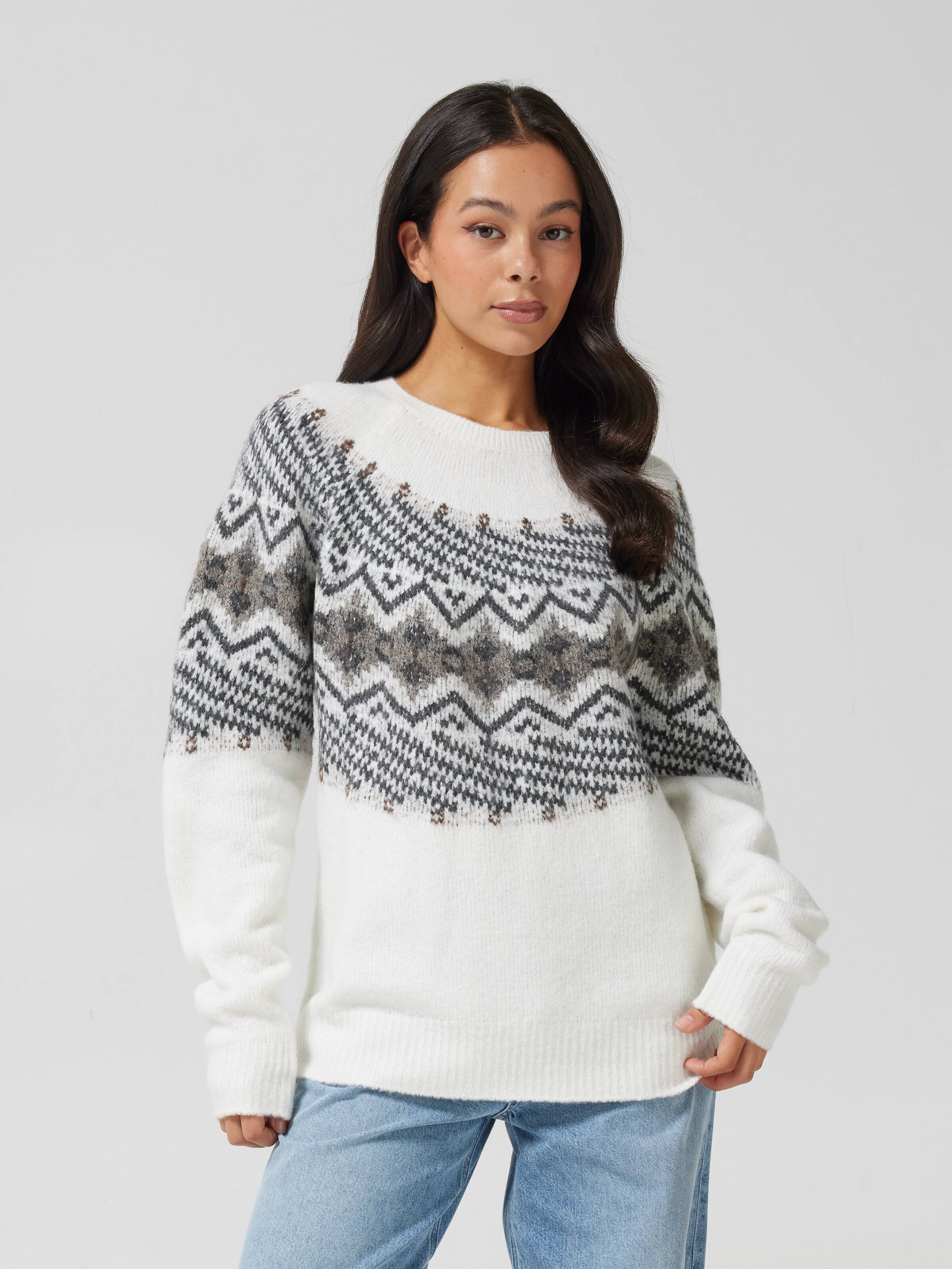 Leslie Flat Knit Crew Jumper