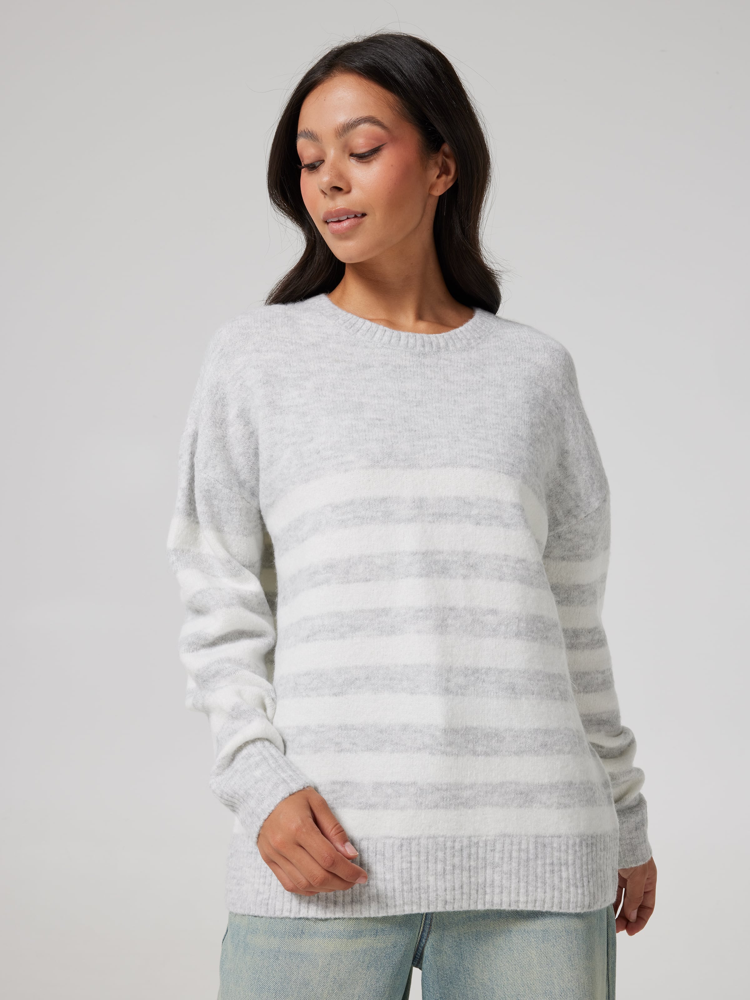 Leslie Flat Knit Crew Jumper