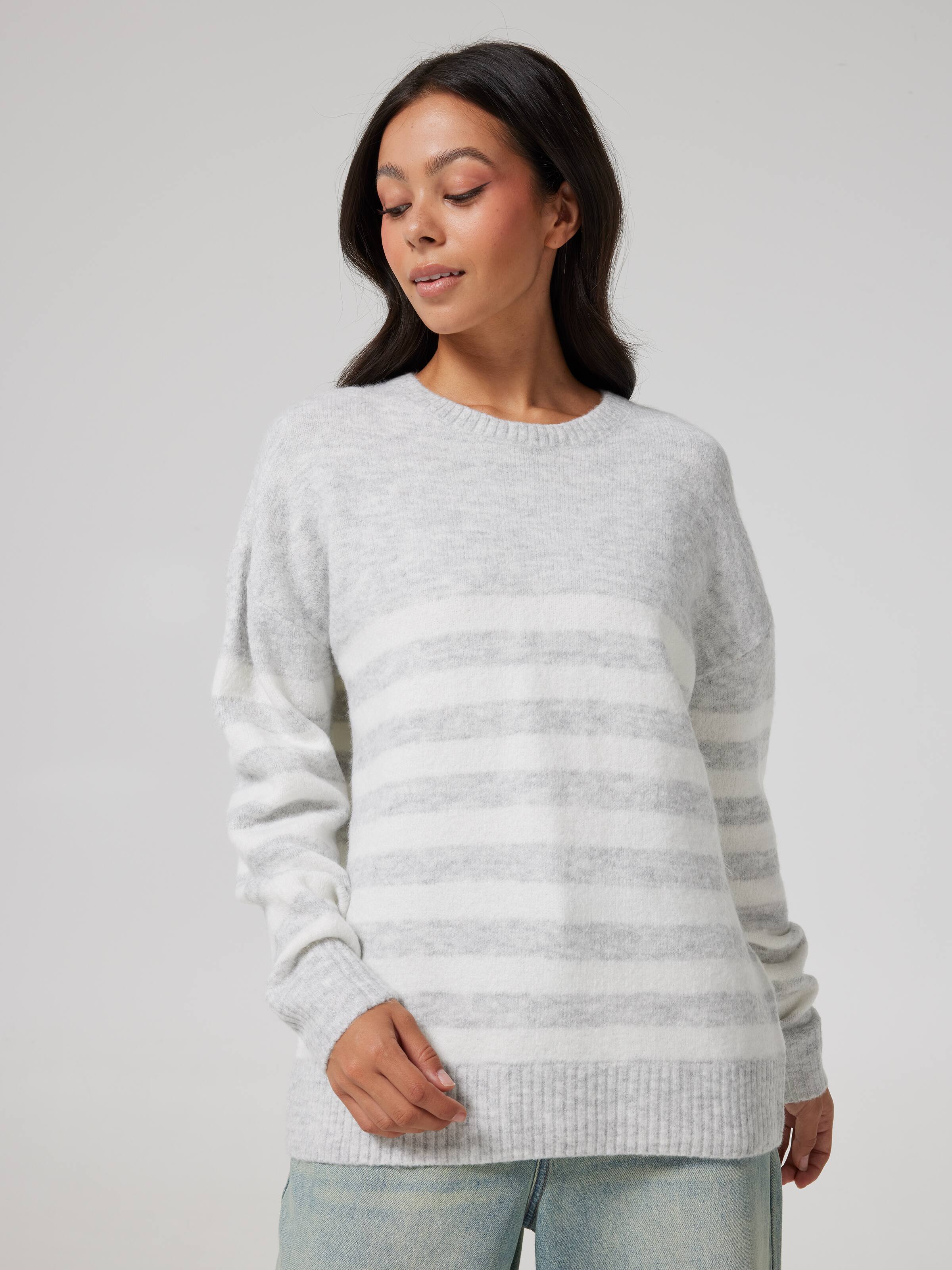 Leslie Flat Knit Crew Jumper