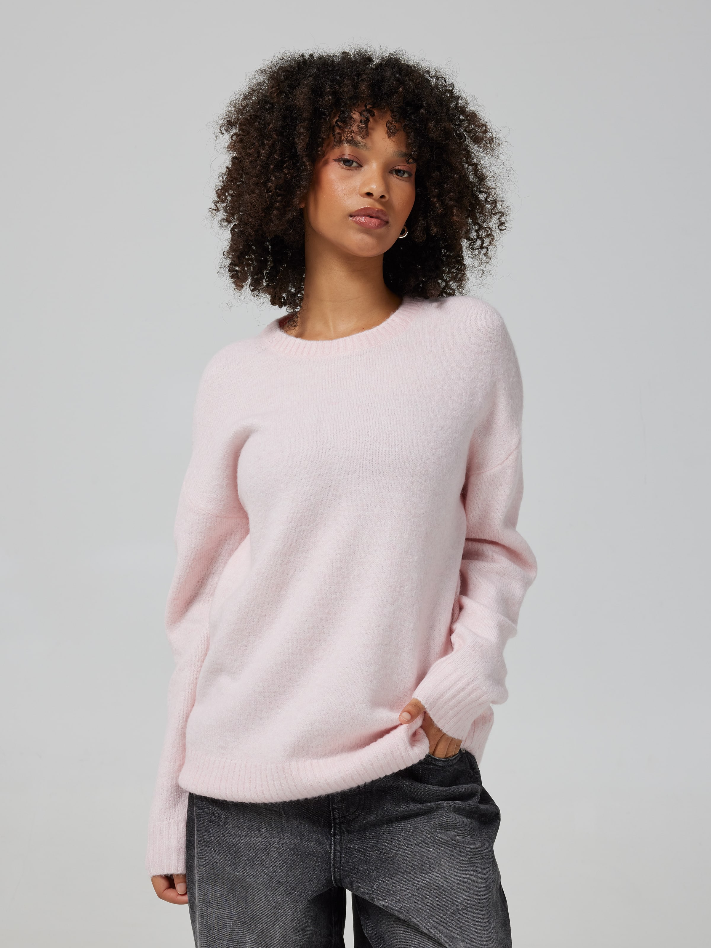 Leslie Flat Knit Crew Jumper