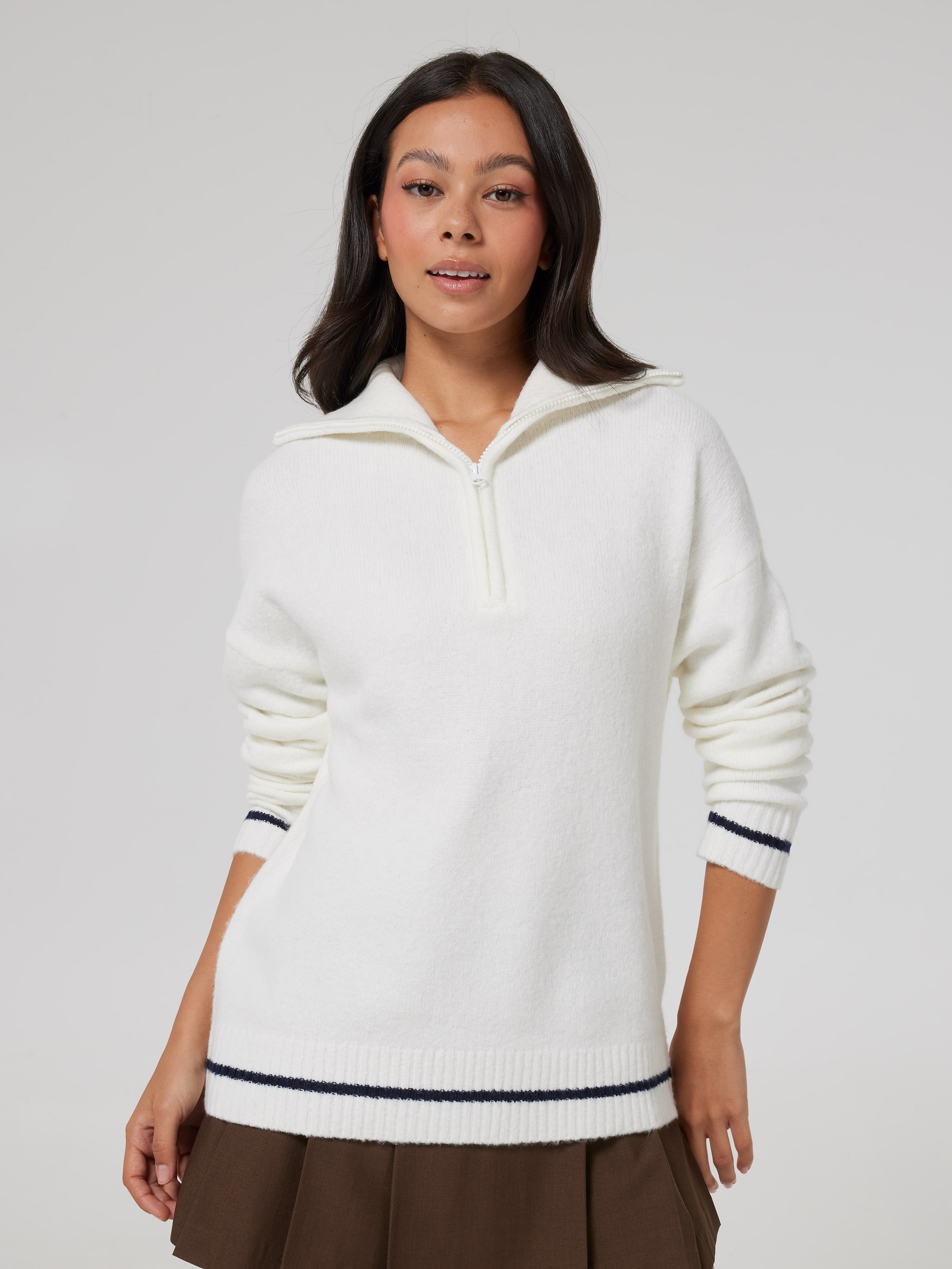 Nicole 1/4 Zip Knit Jumper