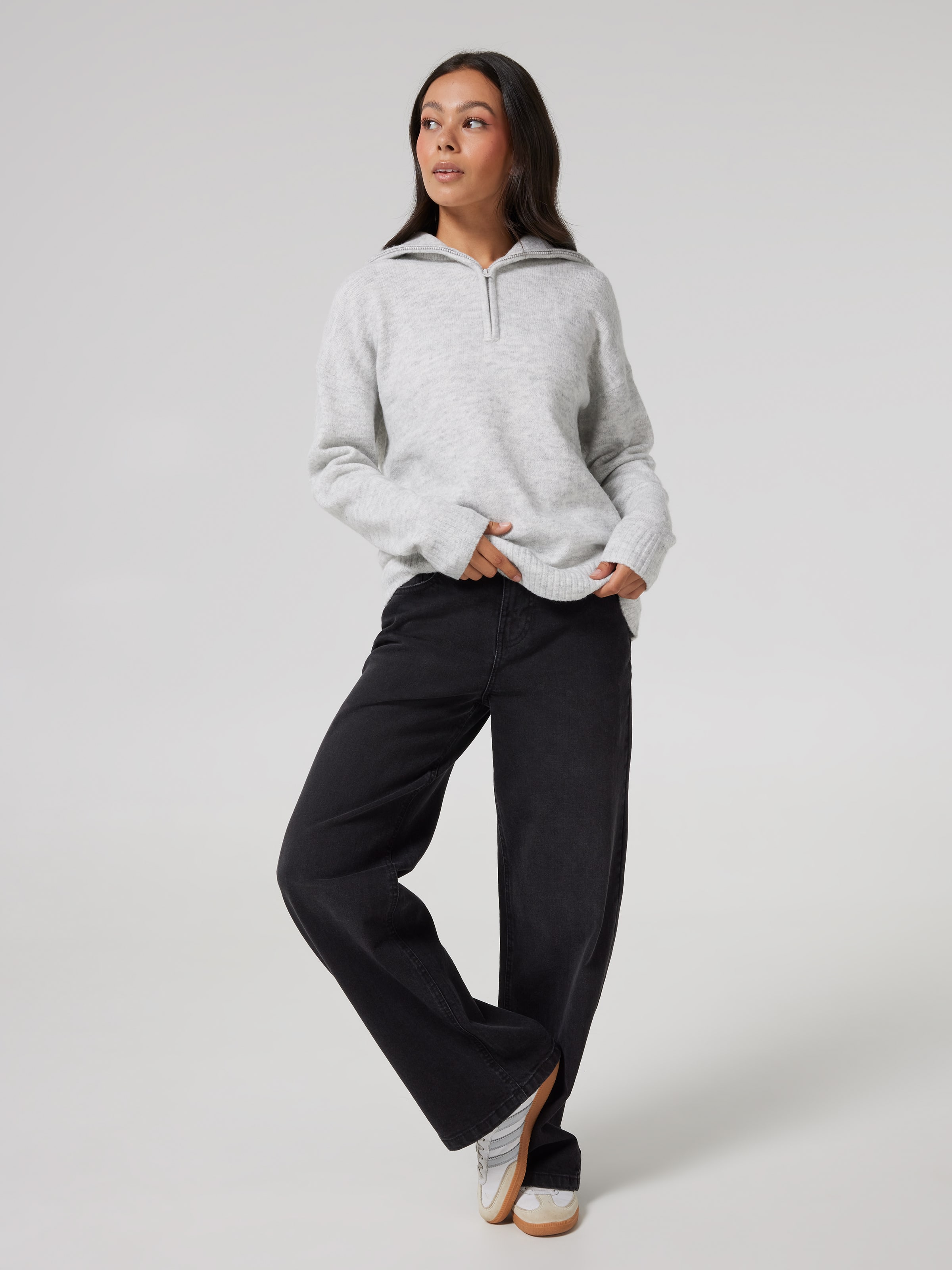 Nicole 1/4 Zip Knit Jumper