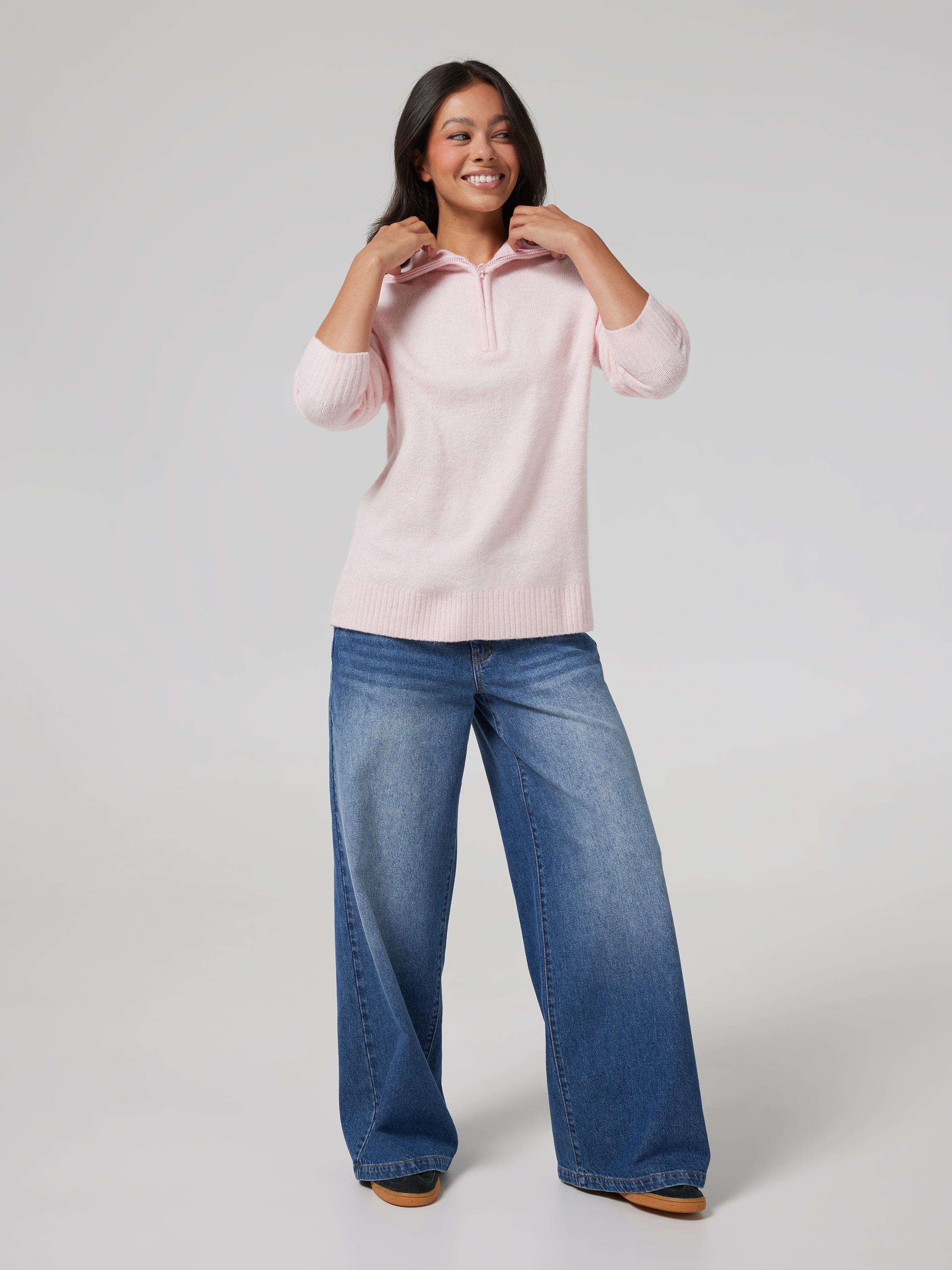 Nicole 1/4 Zip Knit Jumper