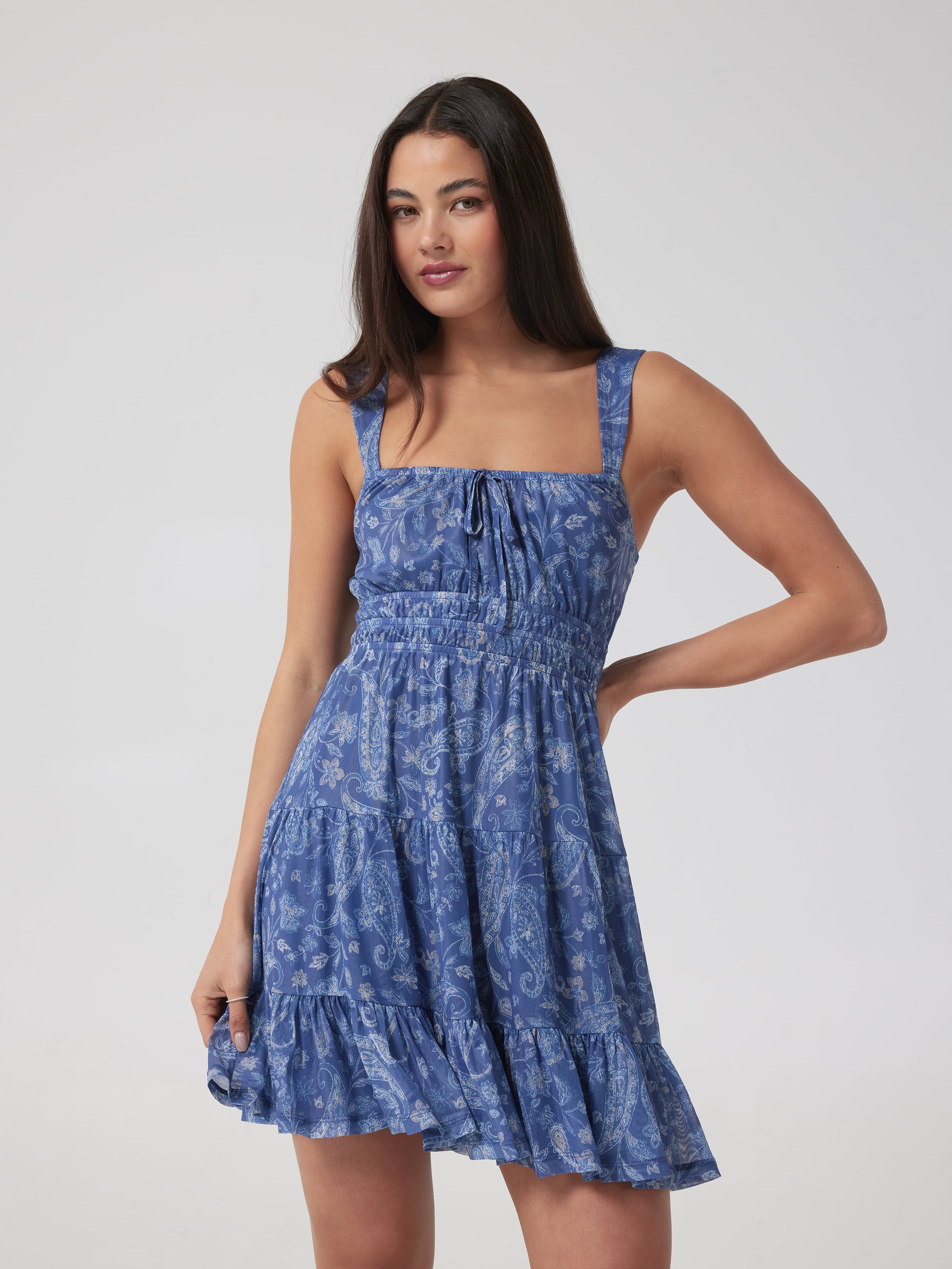 Penelope Mini Mesh Strap Dress