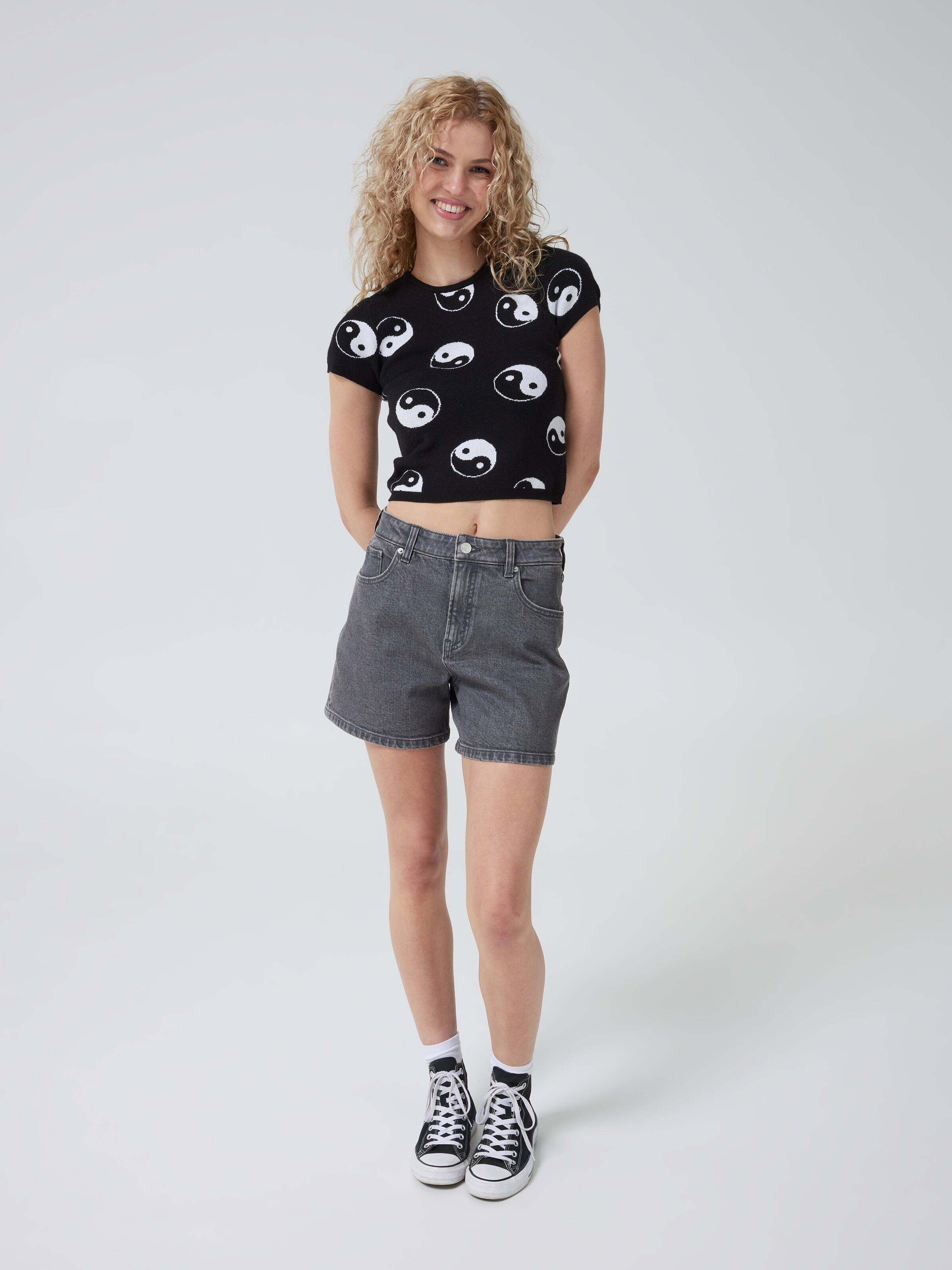 Rita Short Sleeve Baby Knit Top