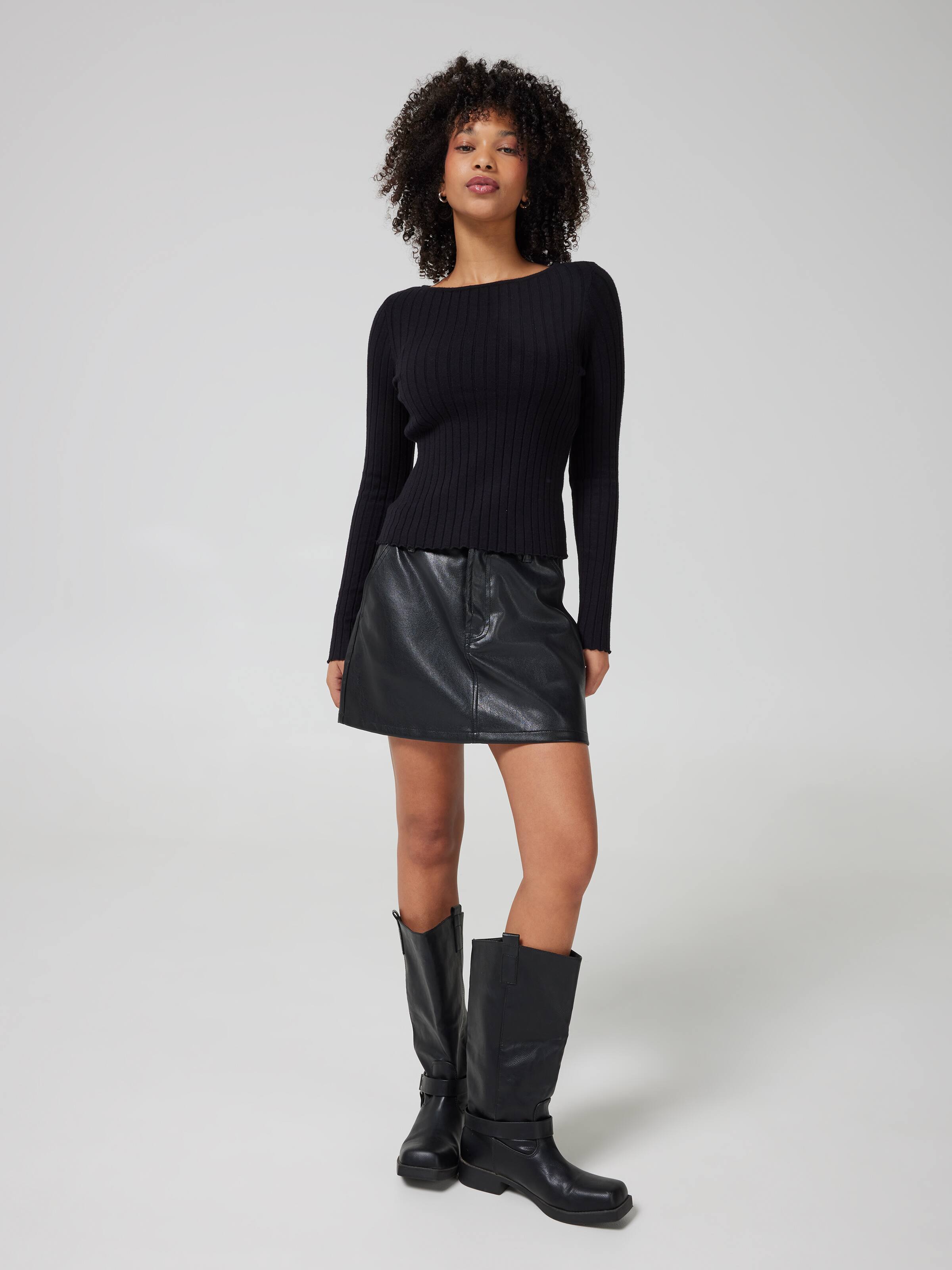 Janelle Rib Long Sleeve Top