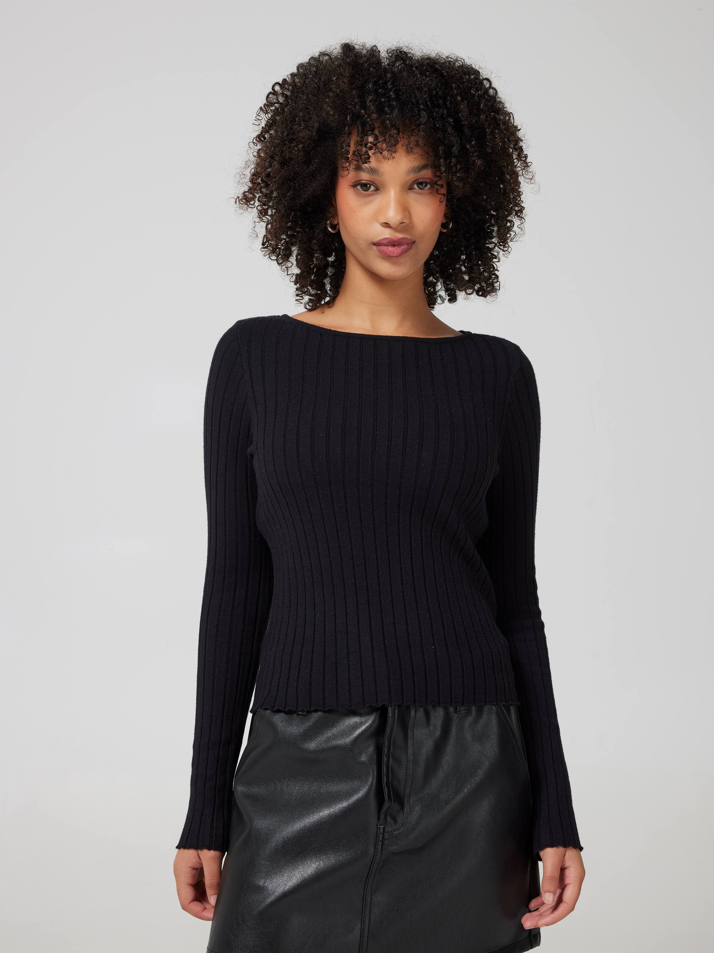 Janelle Rib Long Sleeve Top