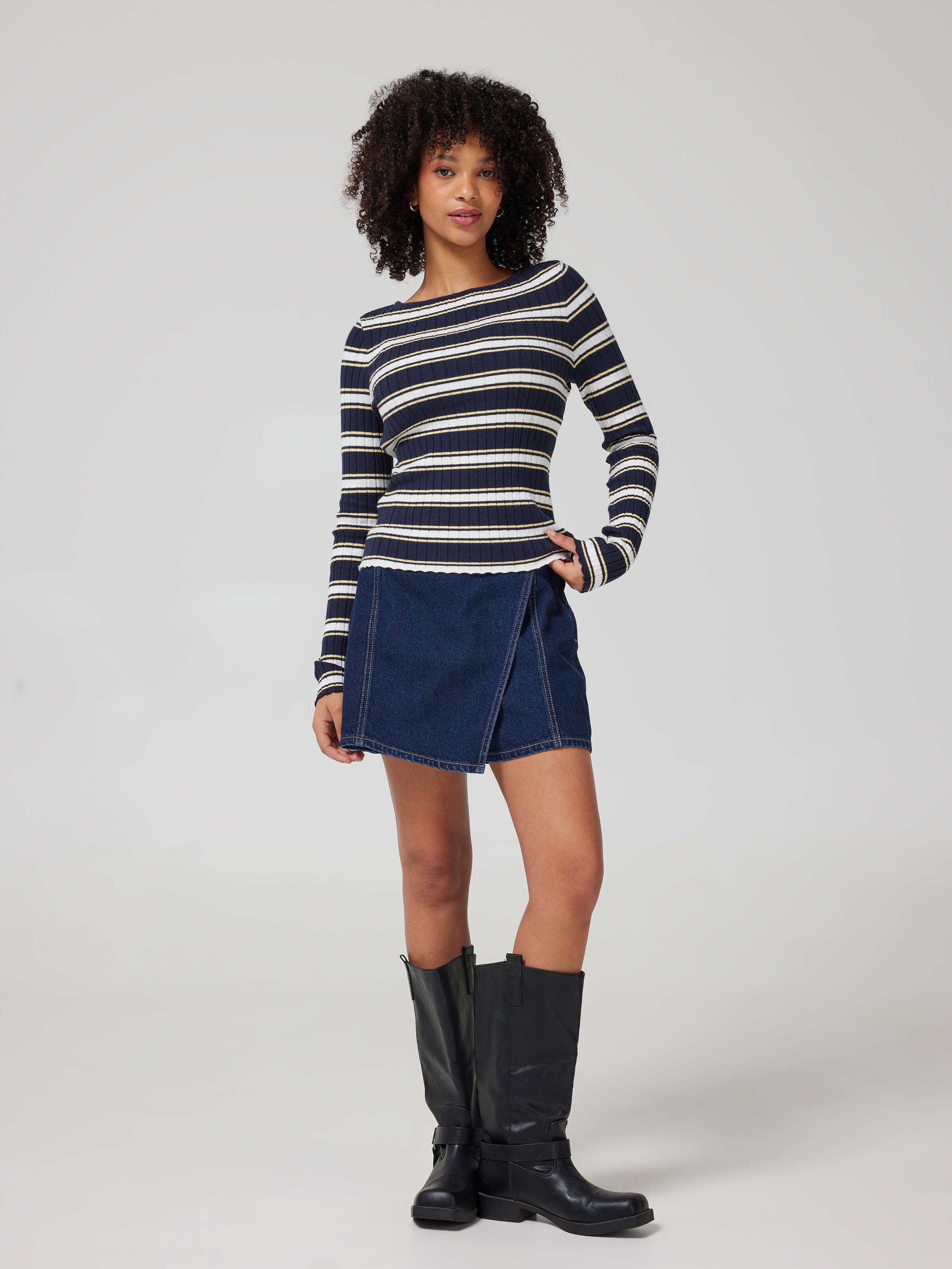 Janelle Rib Long Sleeve Top