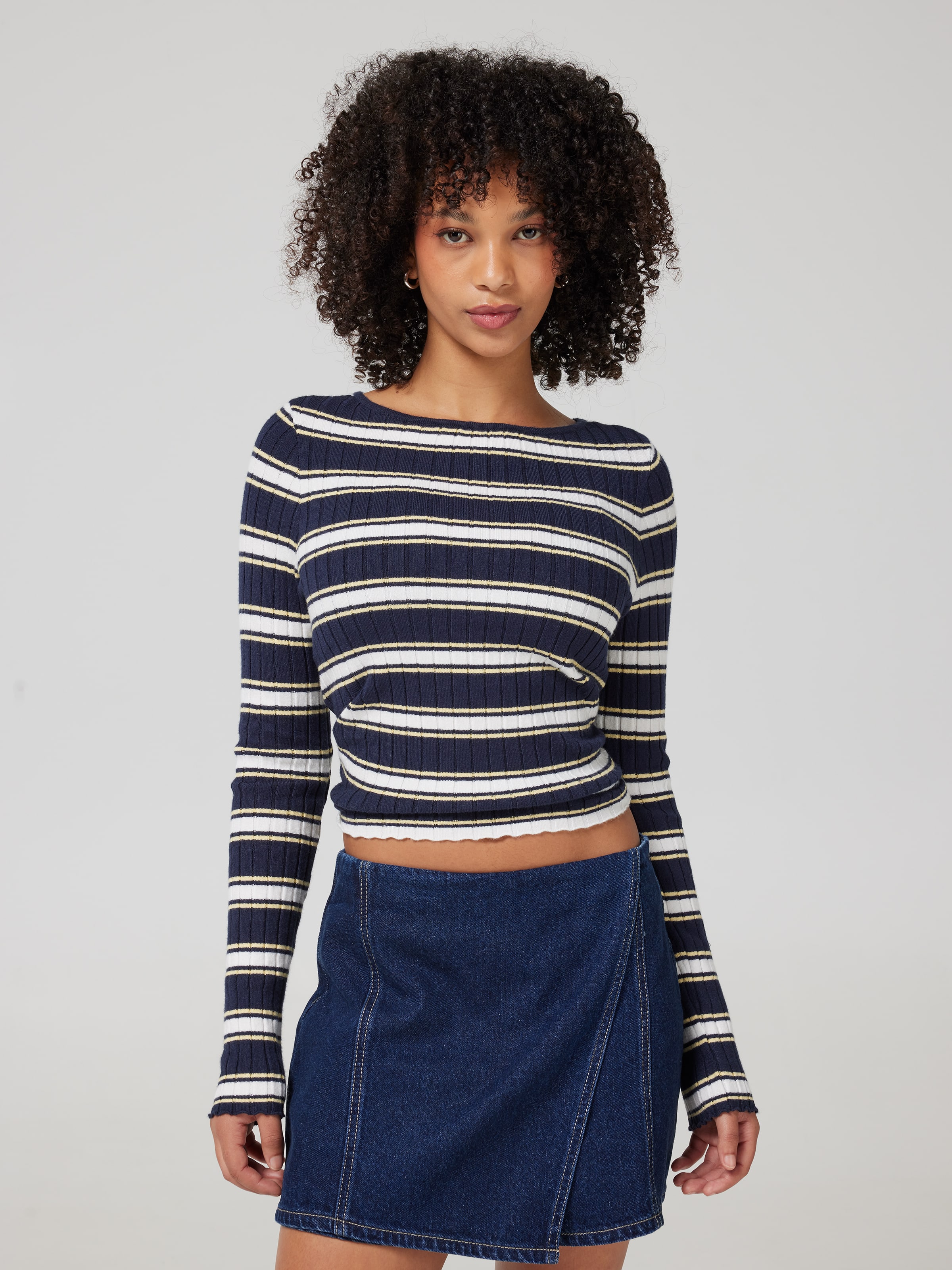 Janelle Rib Long Sleeve Top