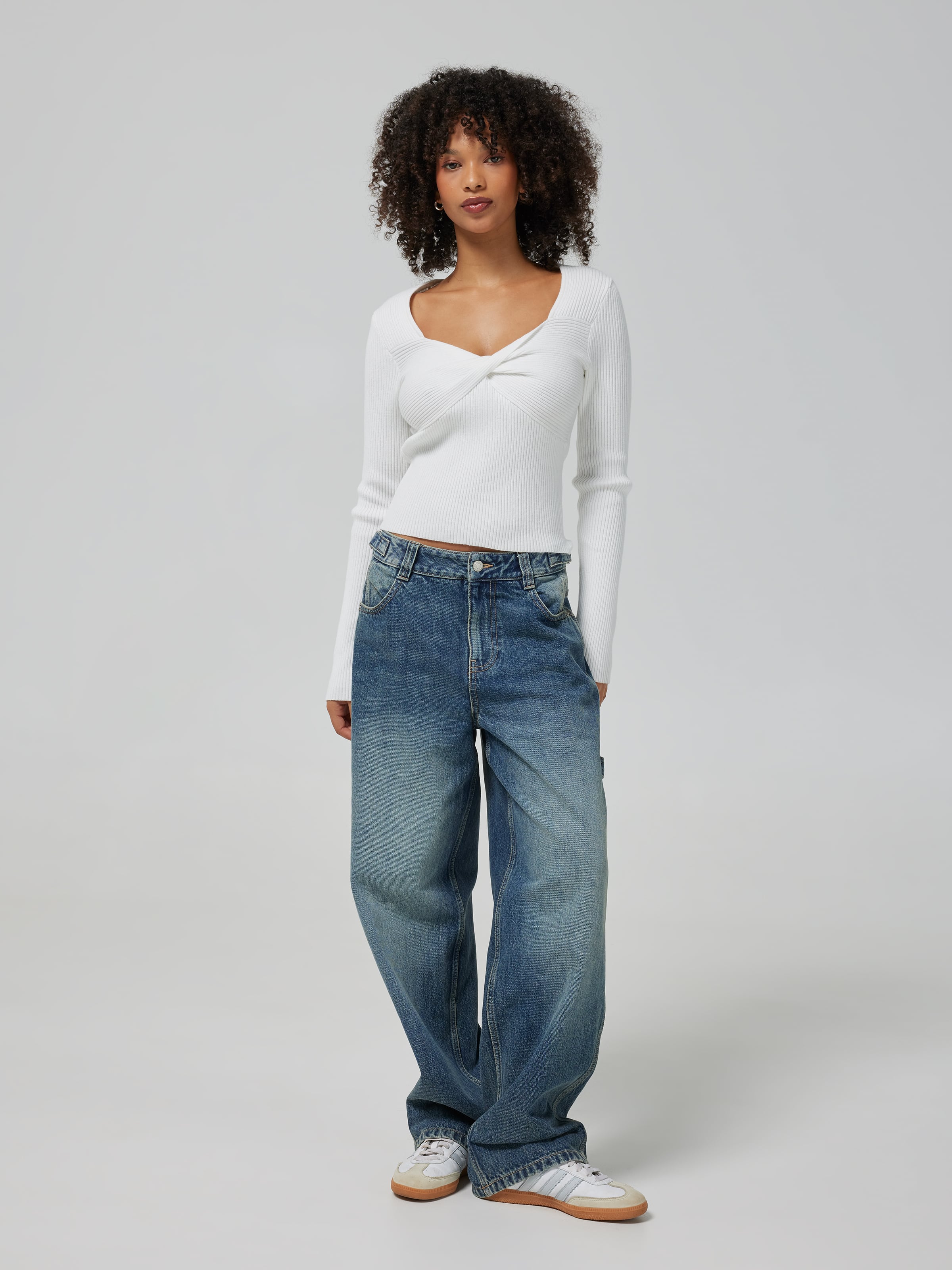 Monica Twist Knit Top