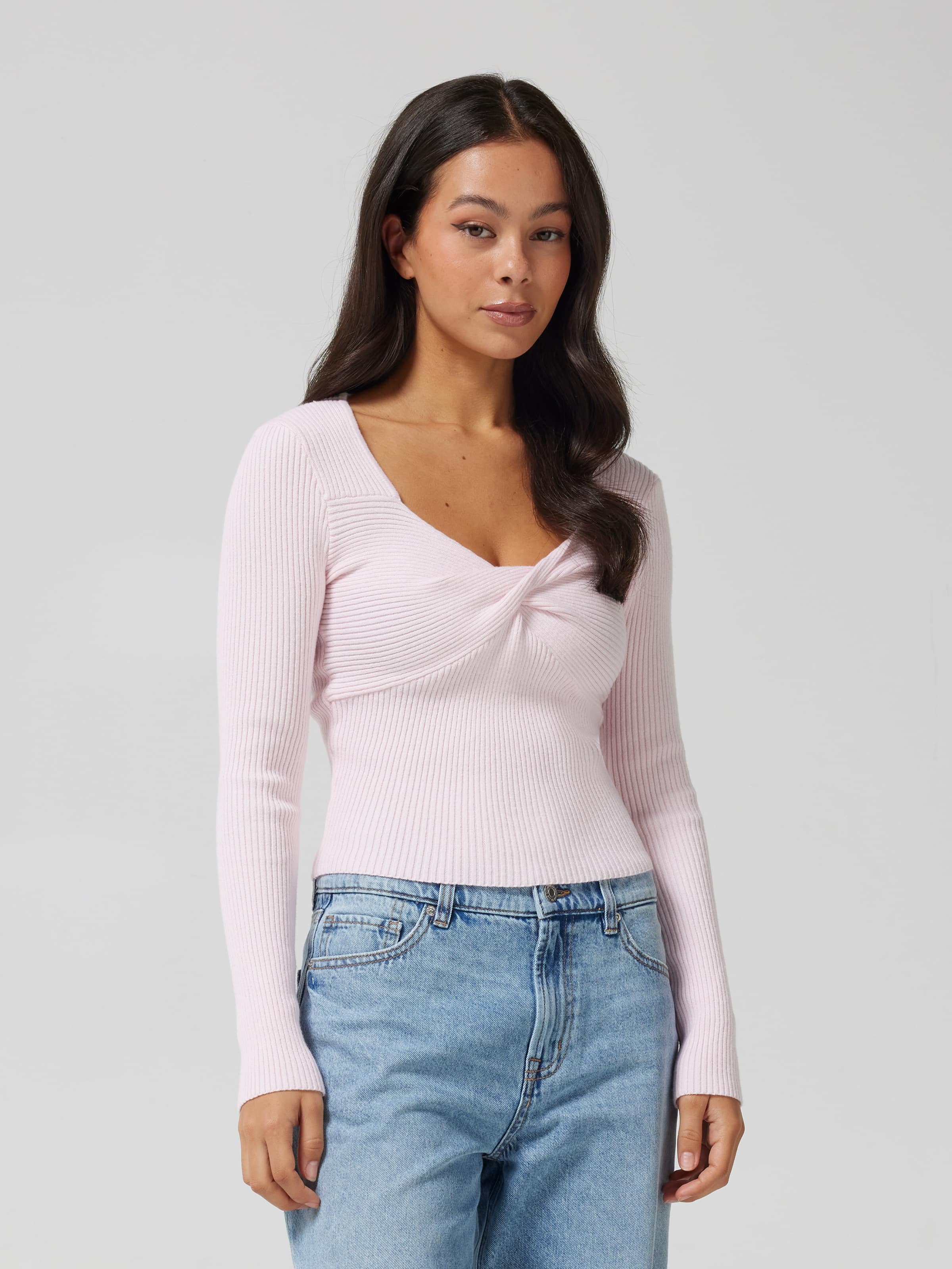 Monica Twist Knit Top