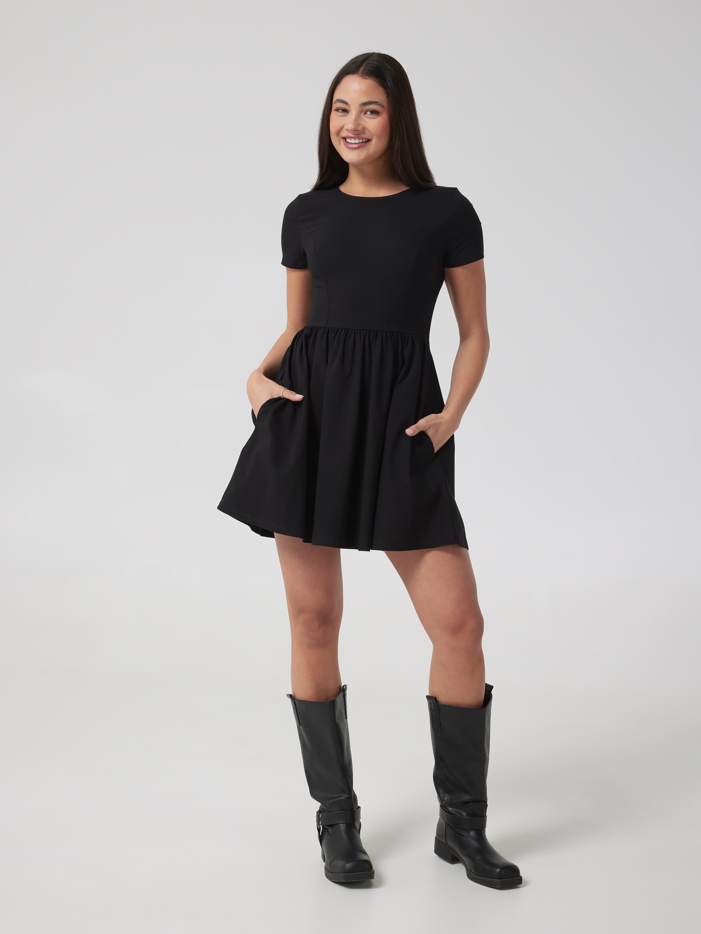 Remi Short Sleeve Skater Dress