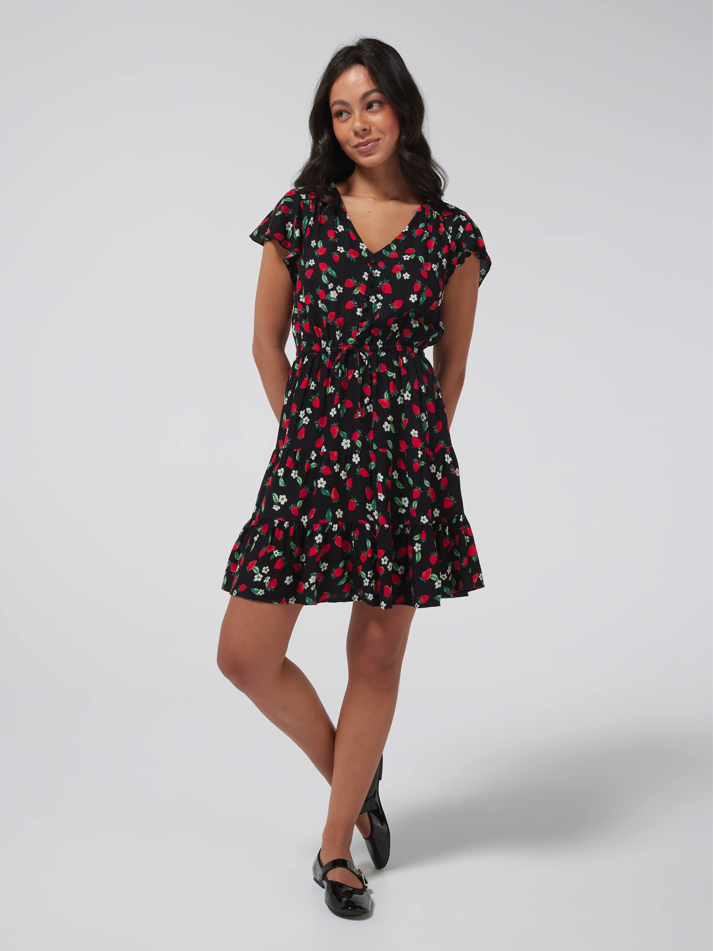 Eden Short Sleeve Mini Dress