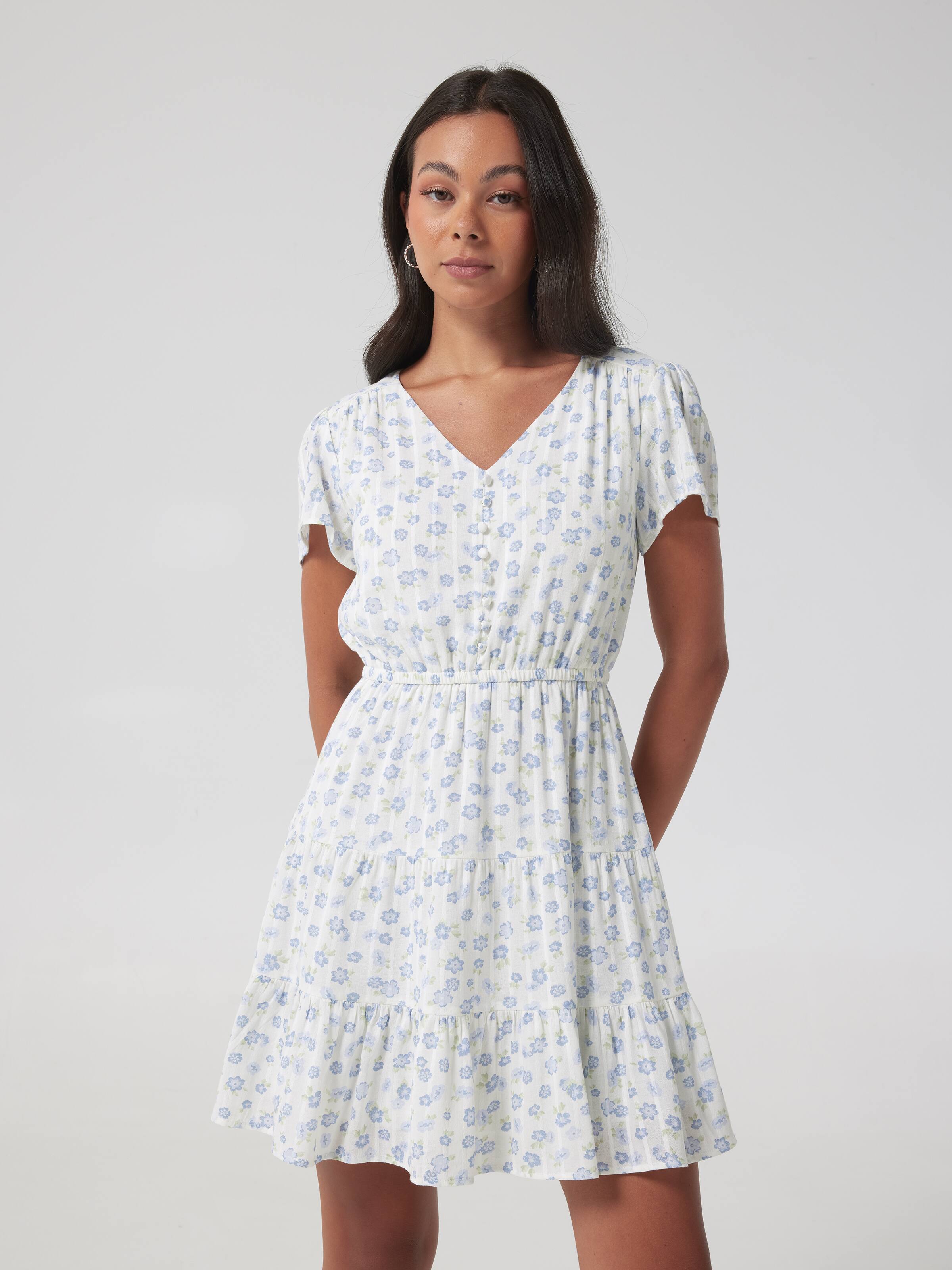 Eden Short Sleeve Mini Dress