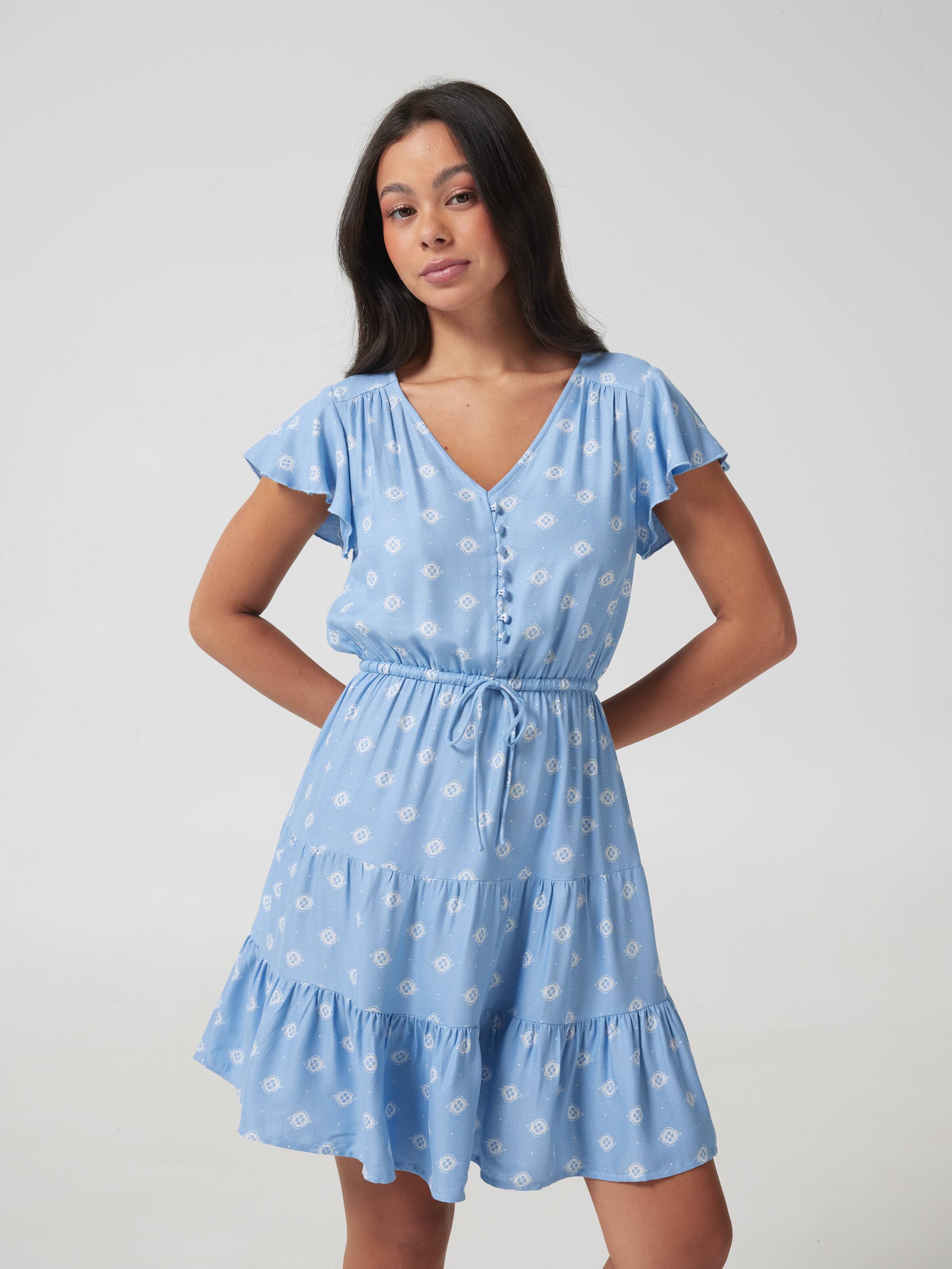 Eden Short Sleeve Mini Dress