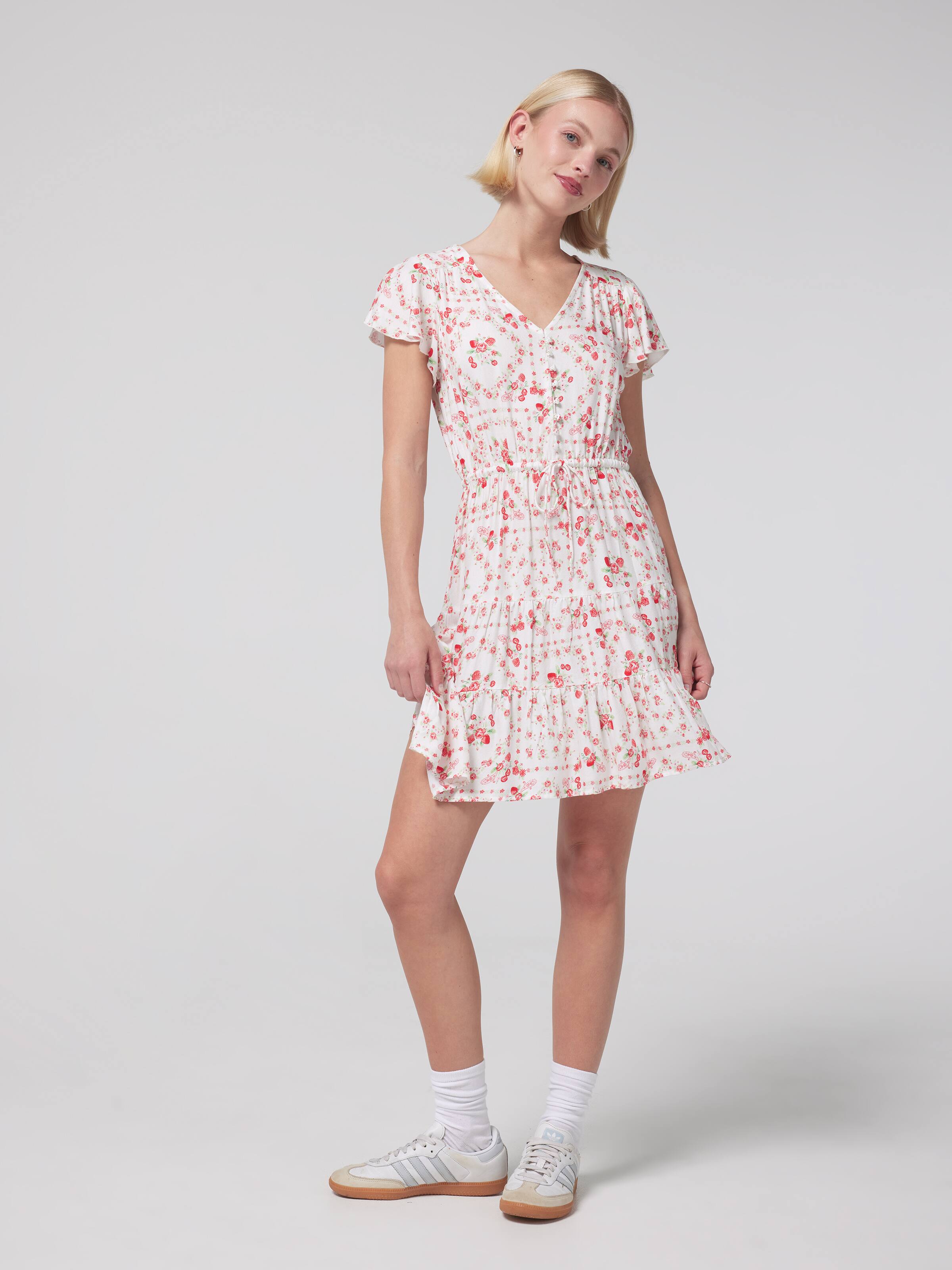 Eden Short Sleeve Mini Dress