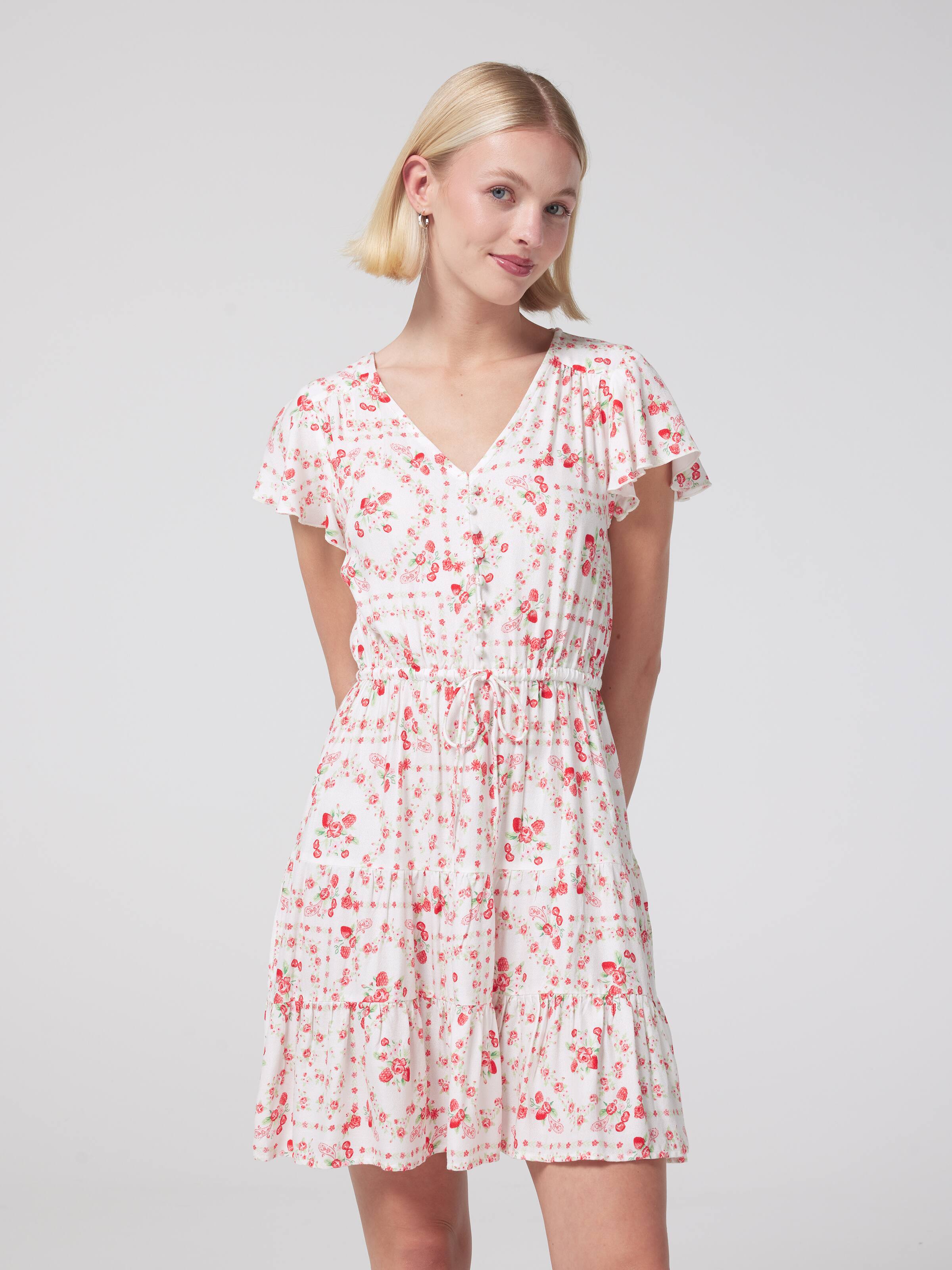 Eden Short Sleeve Mini Dress