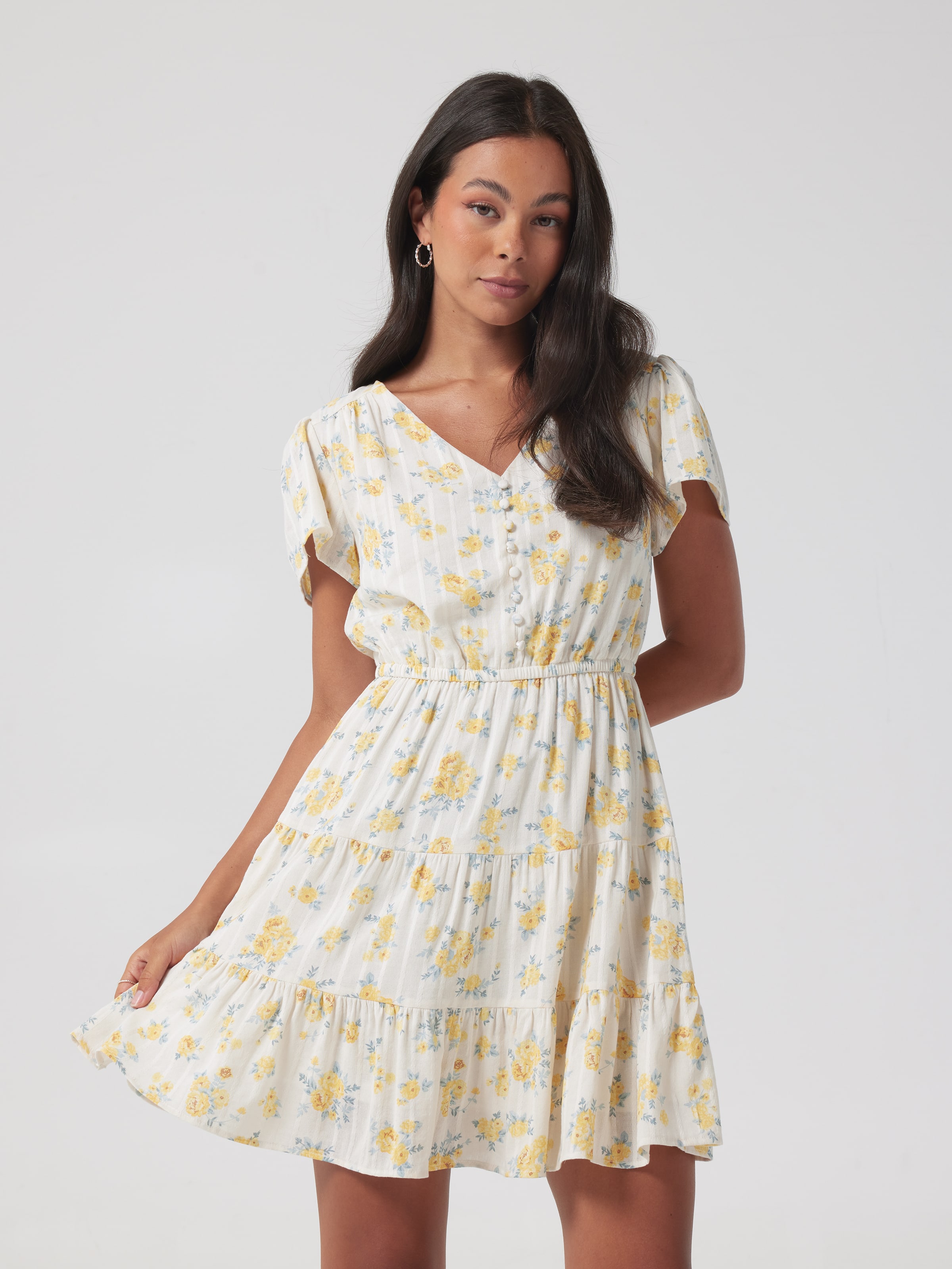 Eden Short Sleeve Mini Dress