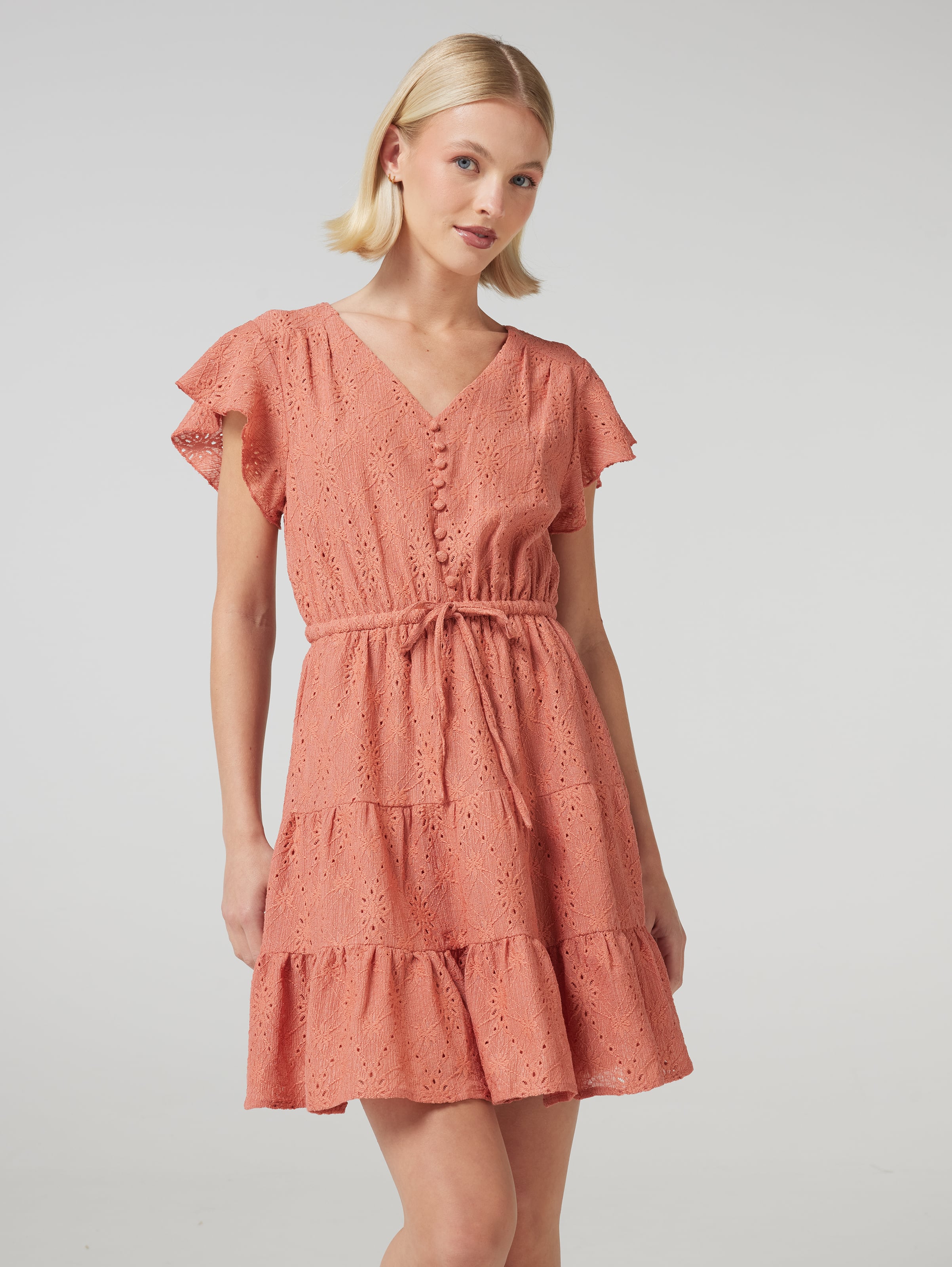 Eden Short Sleeve Mini Dress