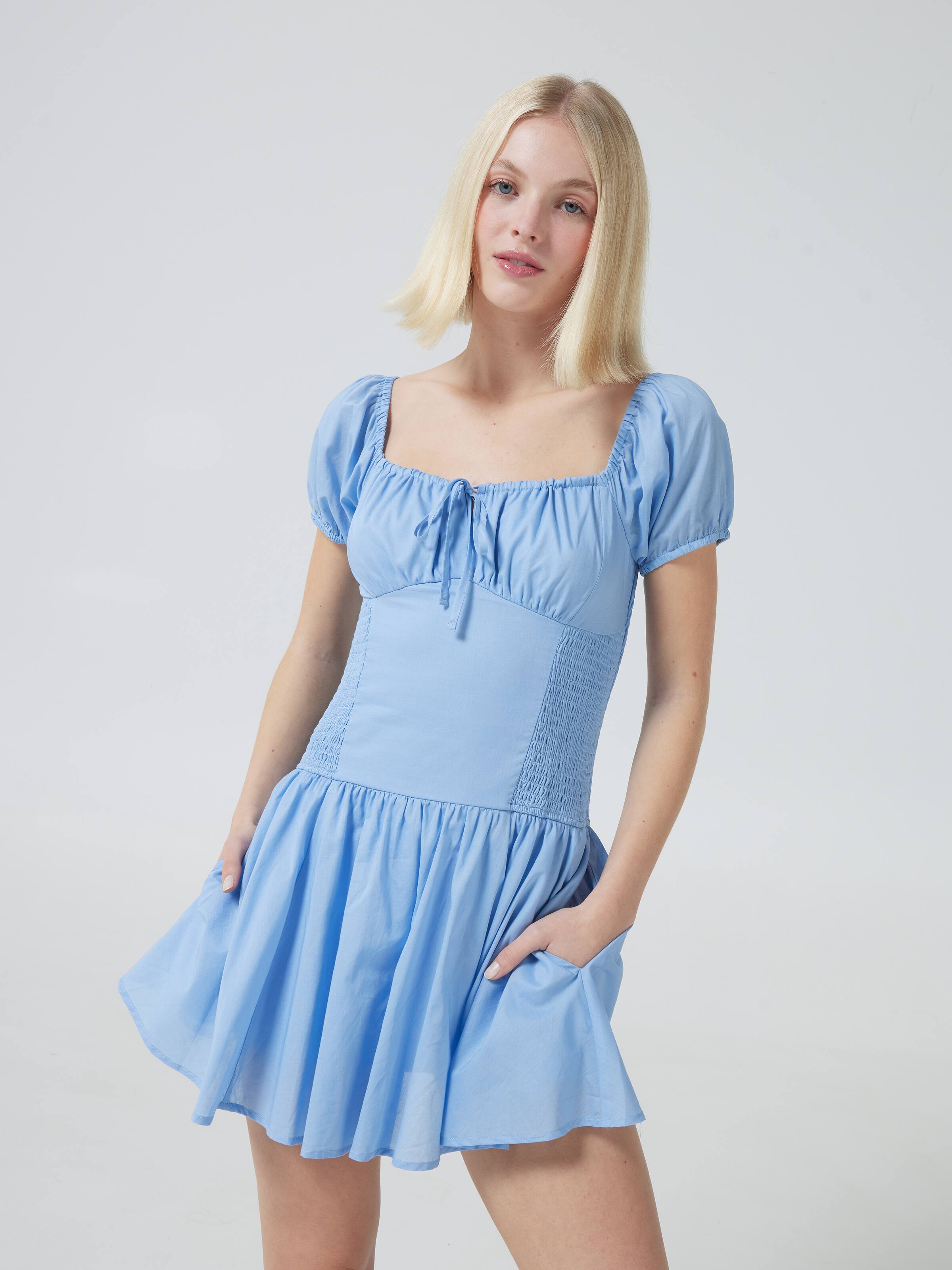 Emmi Corset Short Sleeve Skort Dress