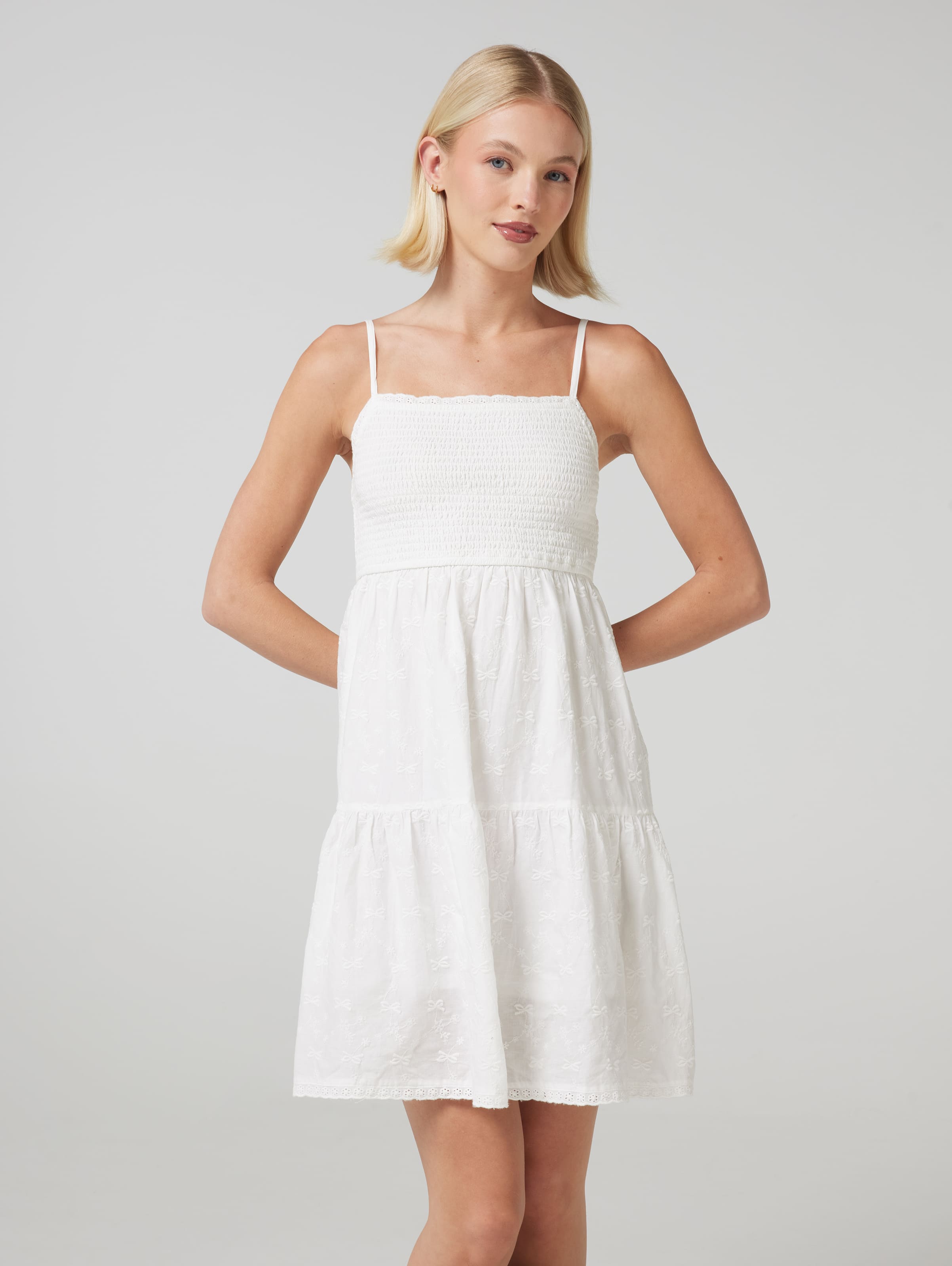 Kiara Shirred Bust Mini Dress