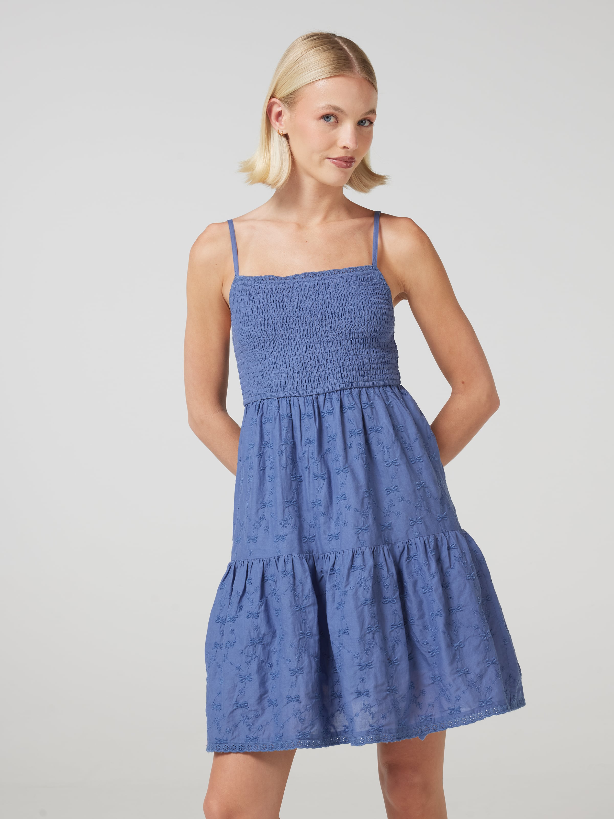 Kiara Shirred Bust Mini Dress