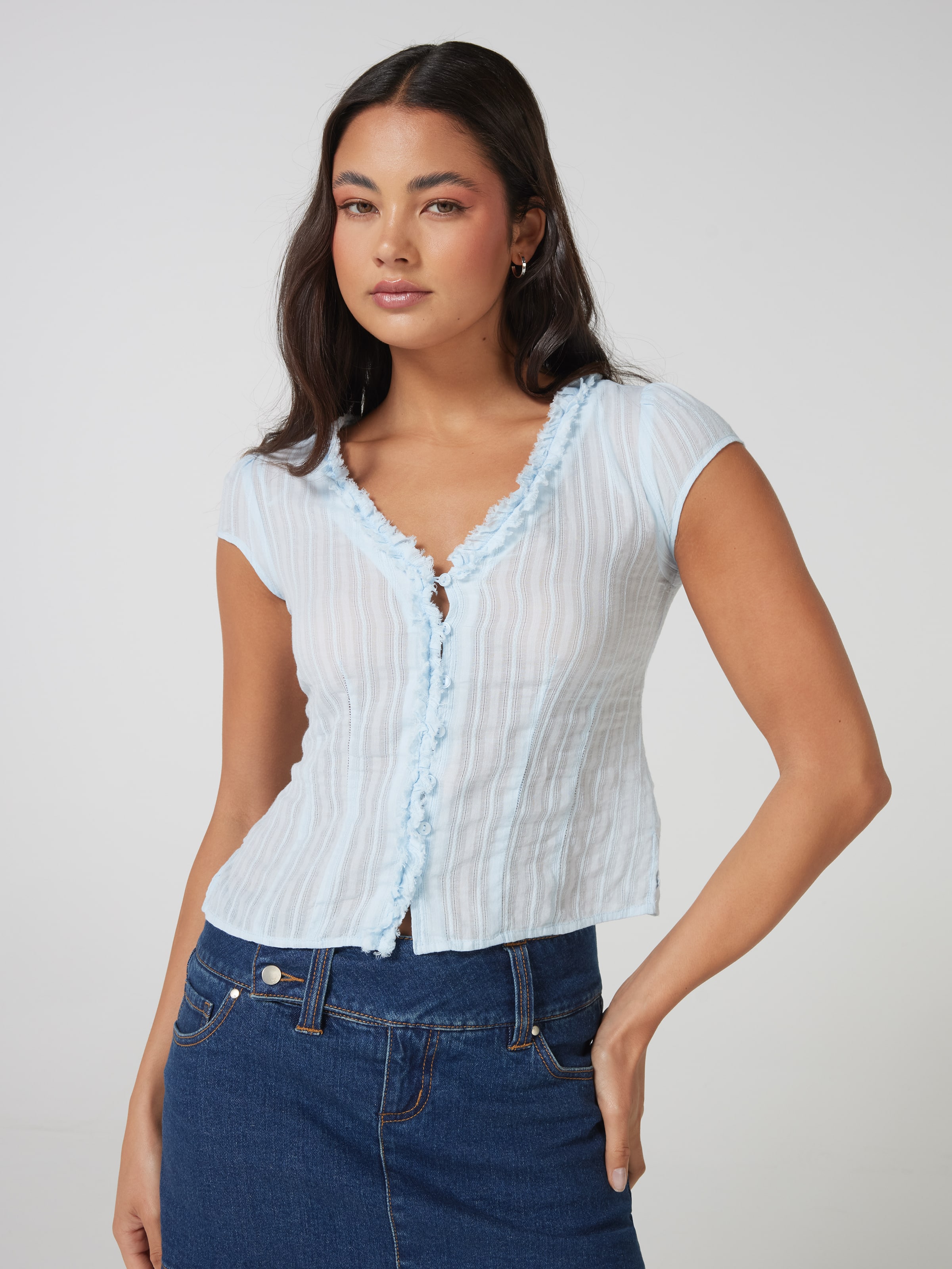 Alaia Ruffle Blouse