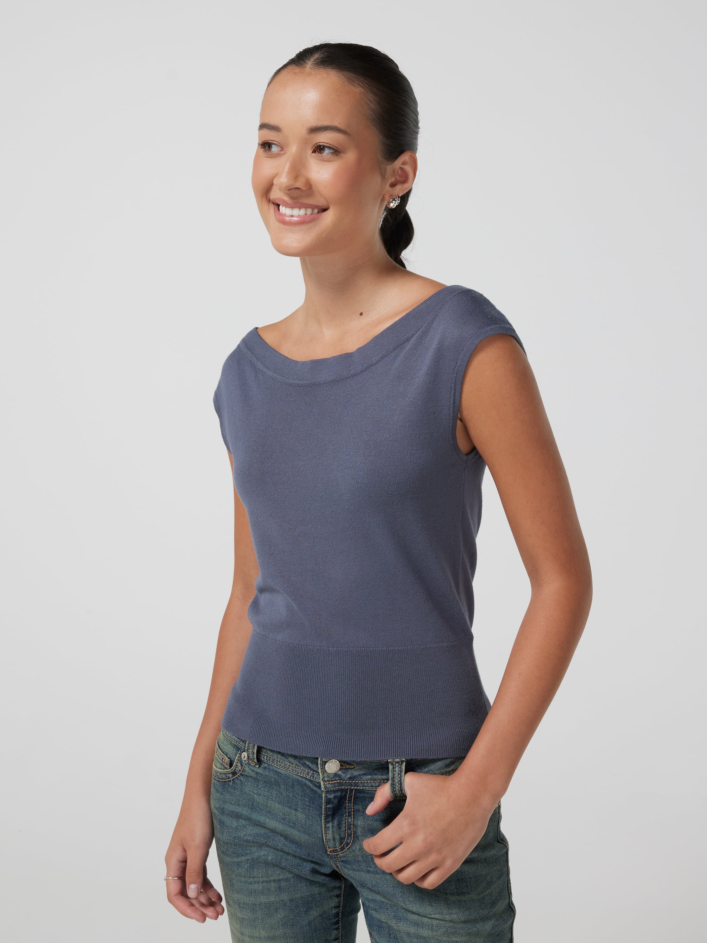 Evie Slouchy Short Sleeve Top