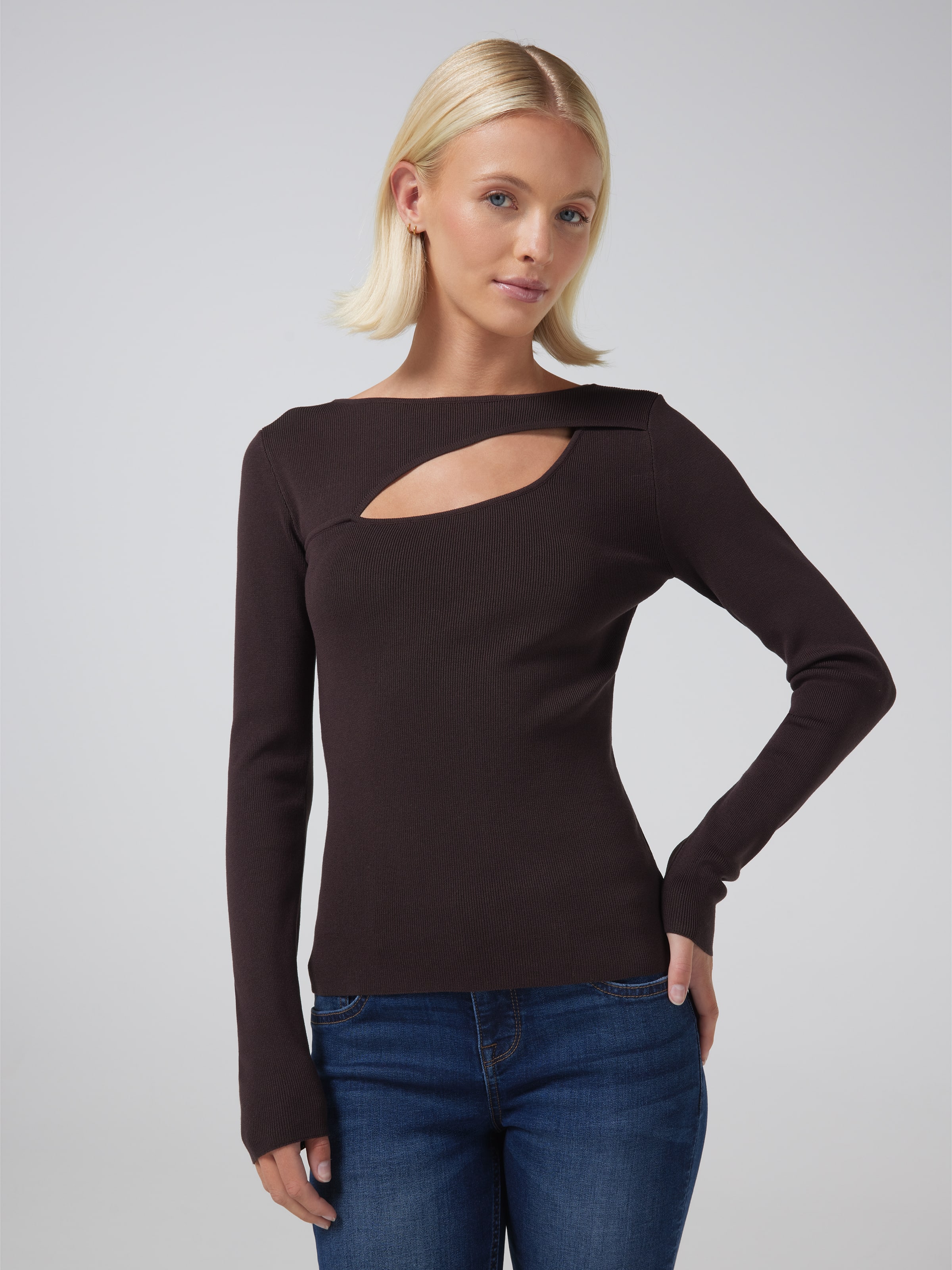 Lauren Cutout Buckle Top