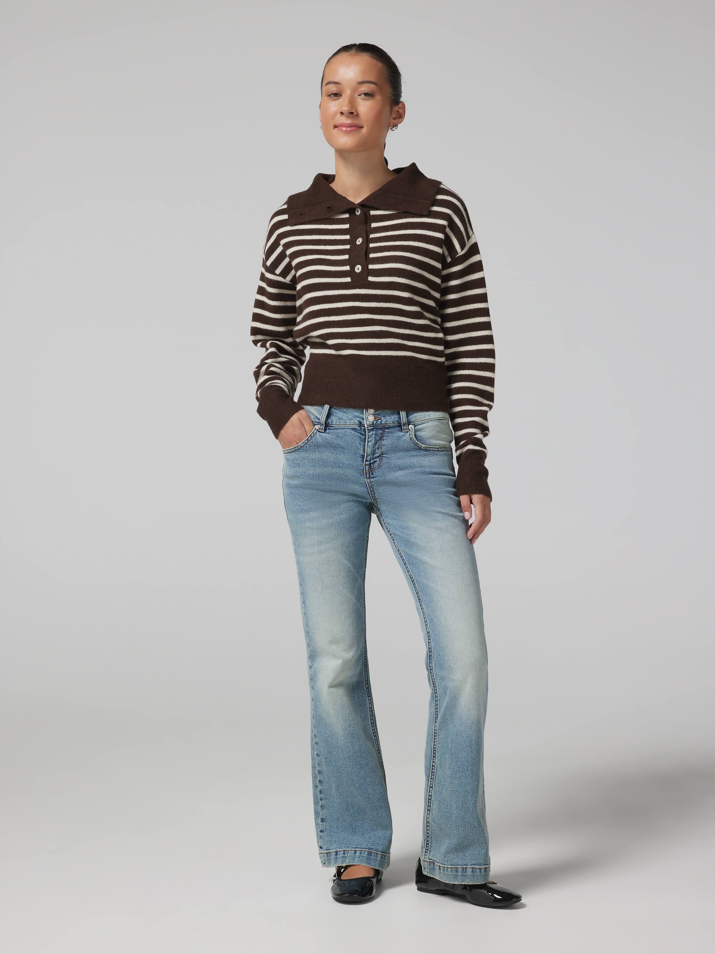 Bonnie Boatneck Cropped Knit
