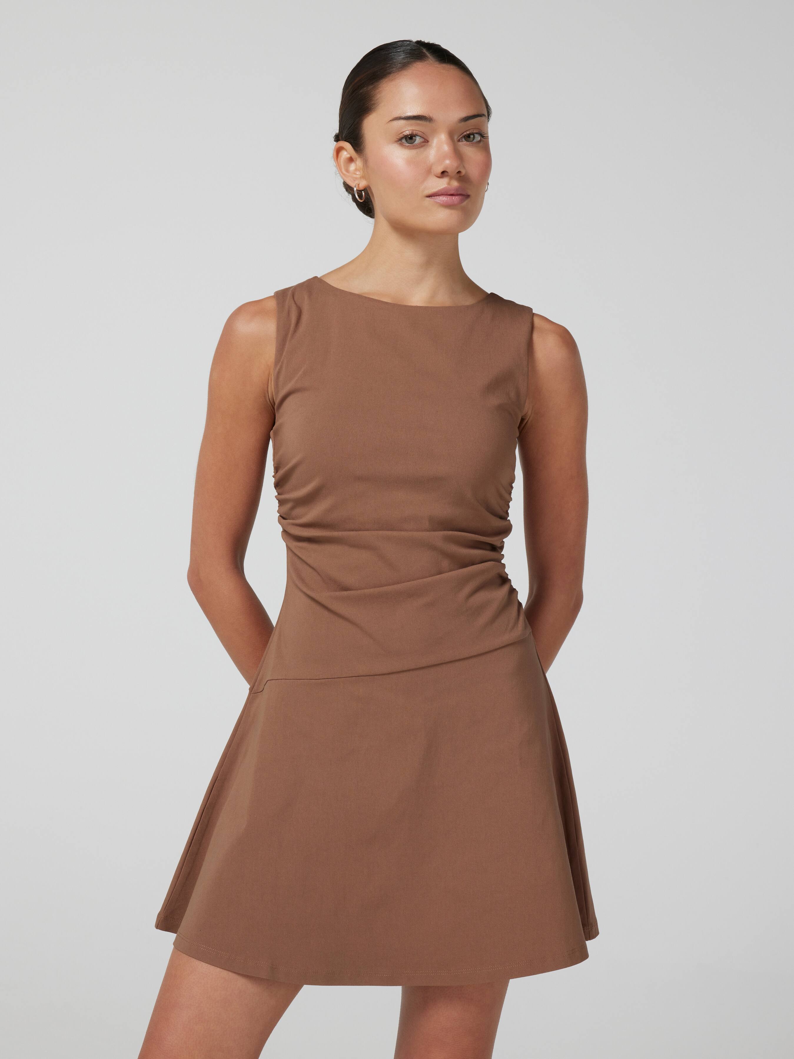 Ellie Shirred Side Mini Dress
