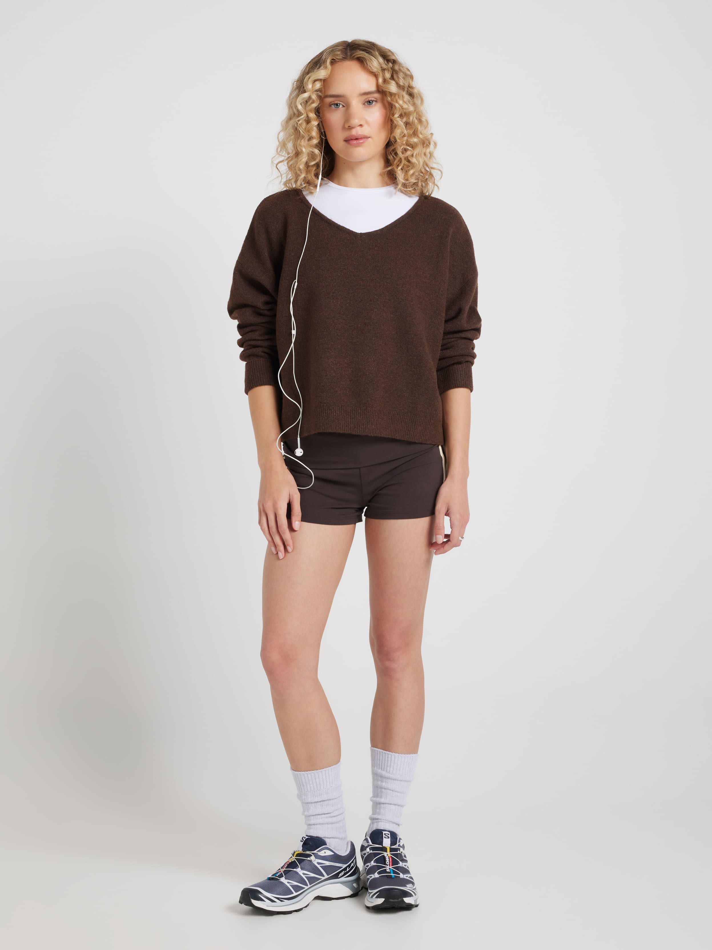 V Neck Slouchy Jumper